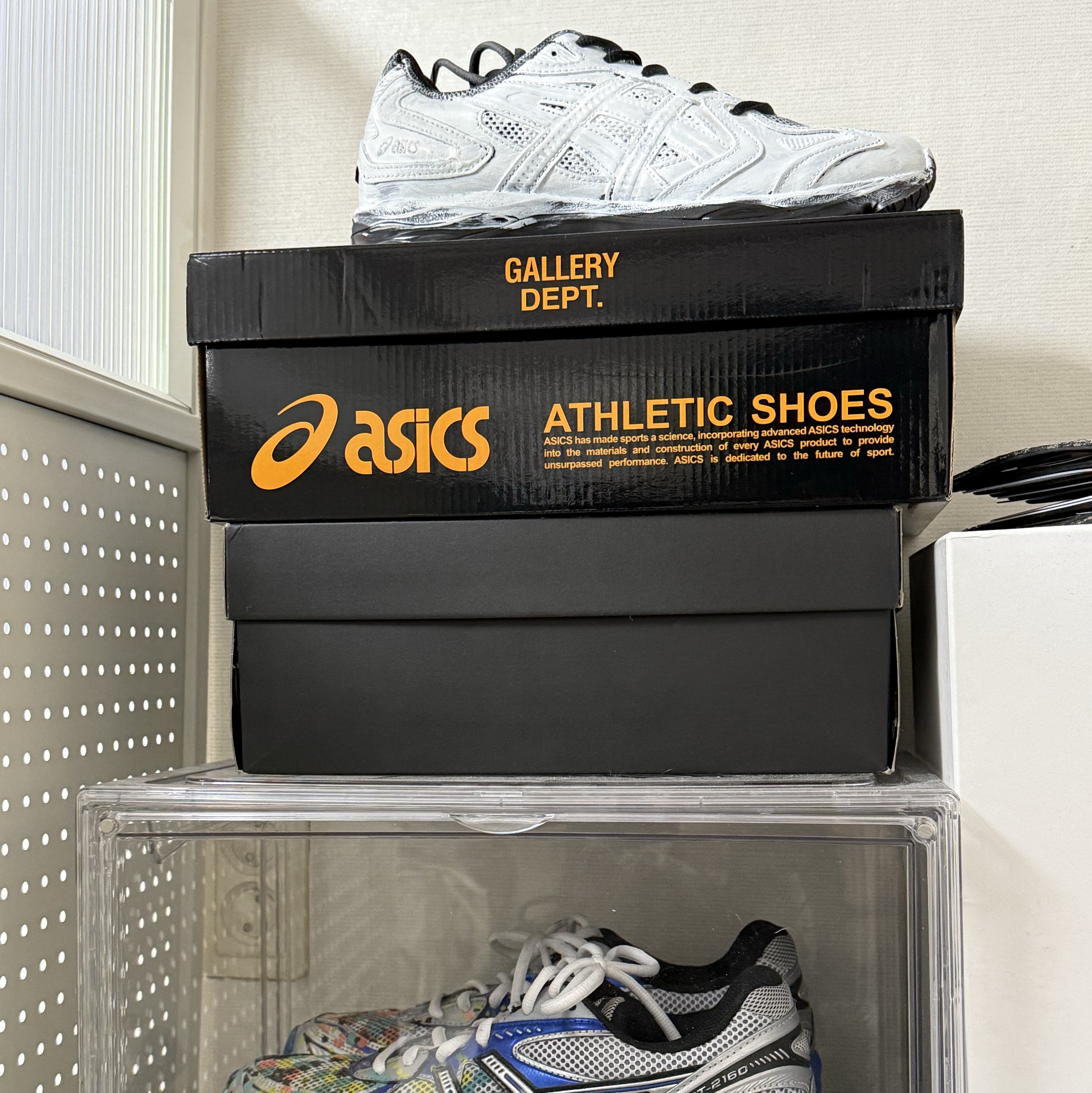 Asics x Gallery Dept. Gel-K1011 Black 착용 스타일