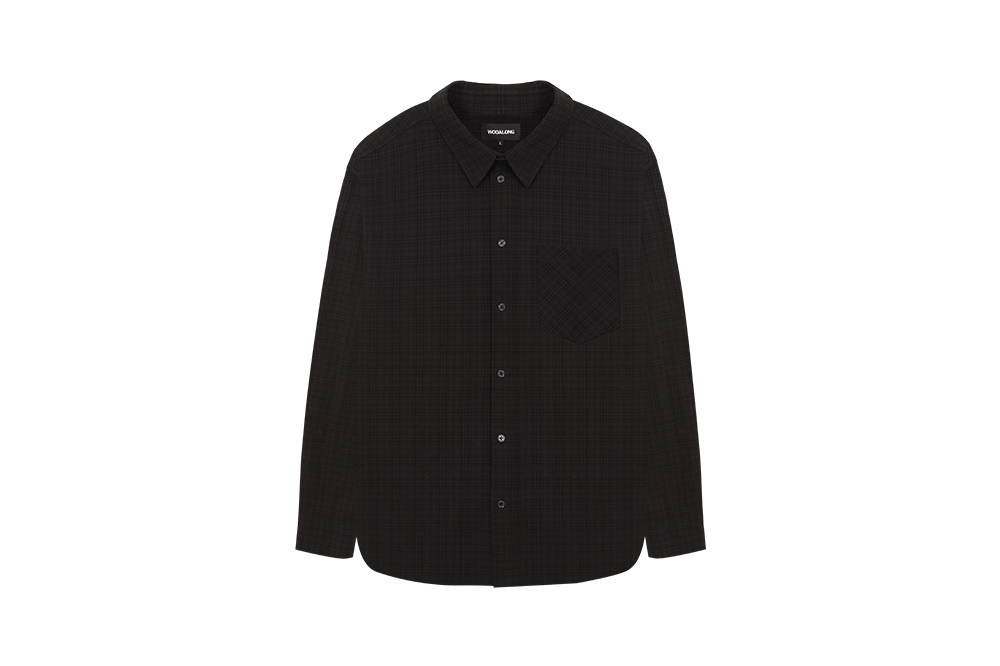 シャツ WOOALONG Tone-on-Tone Check shirt 5FT1521 p_7b4f8b3e4b1c46a0afdb2f31b506