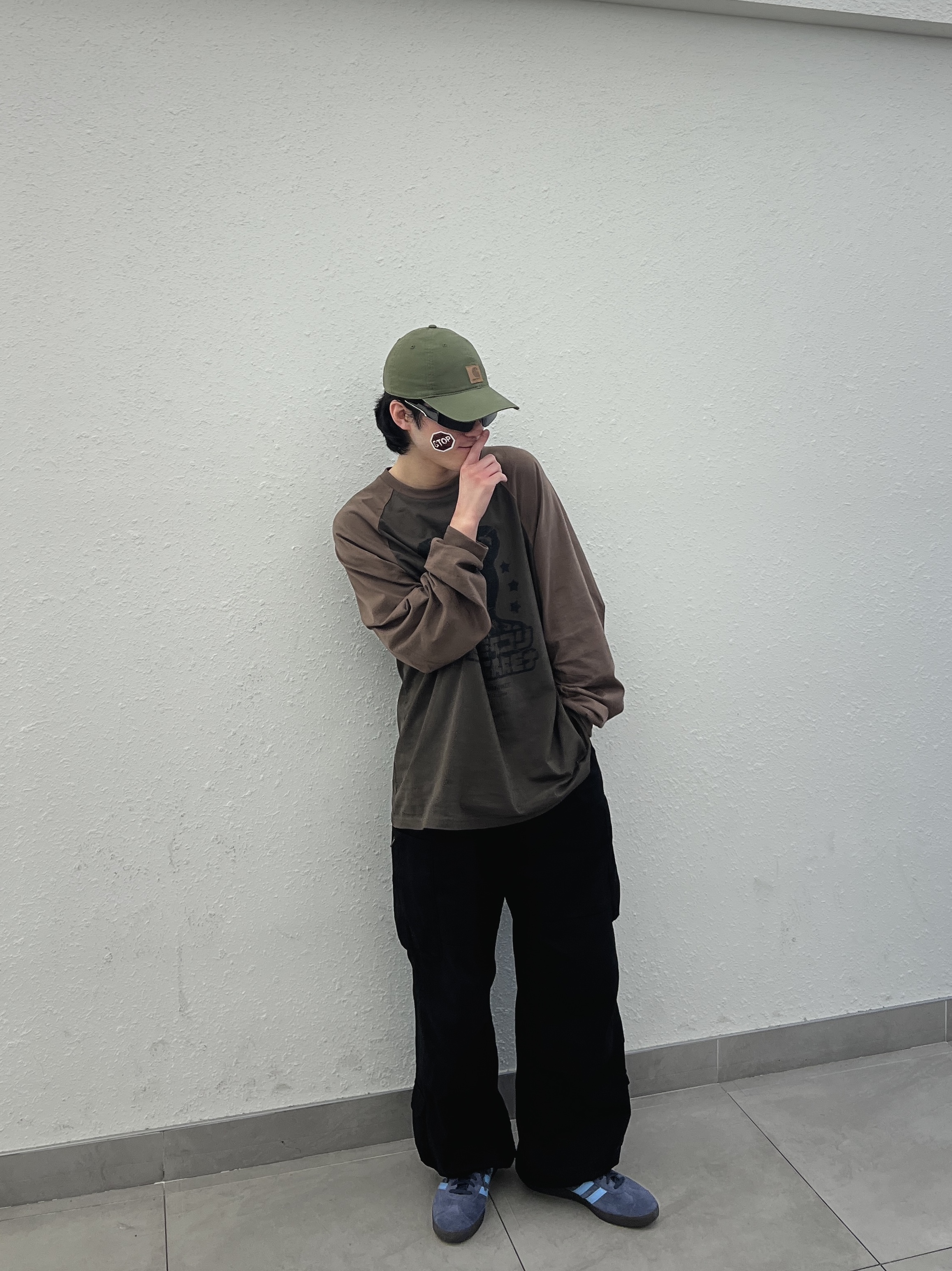 Carhartt Canvas Cap Army Green, Hatchingroom Zip Cargo Work Pants Black 착용 스타일 - 3