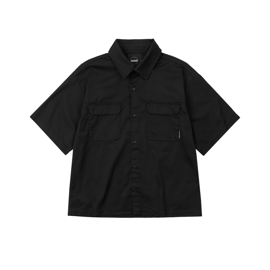 보일러룸 숏슬리브 코어 셔츠 블랙 - 25SS(Boiler Room SS Core Shirt Black - 25SS)