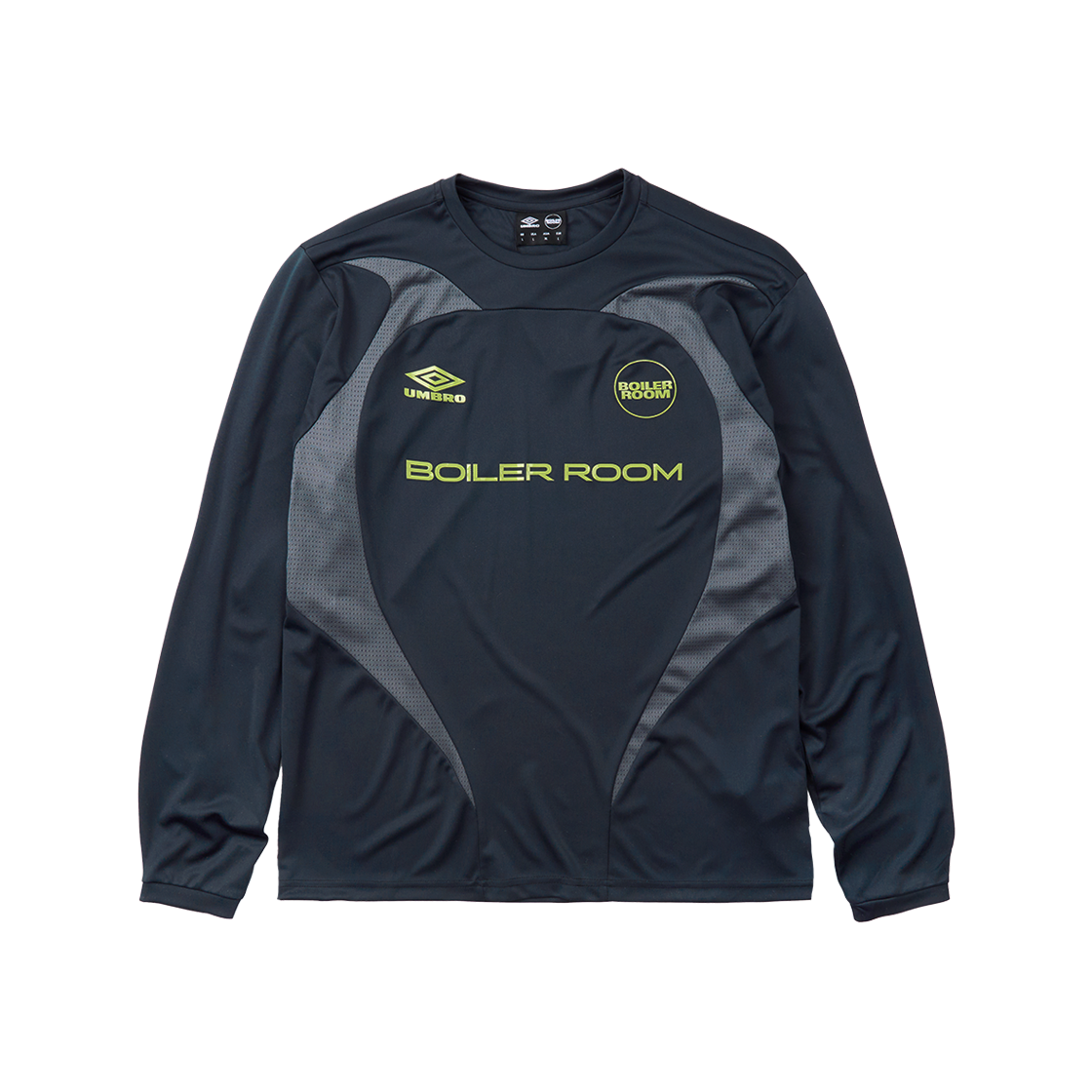 KM5BTSLBO07BL Boiler Room LS Football Tee Blue - 25SS