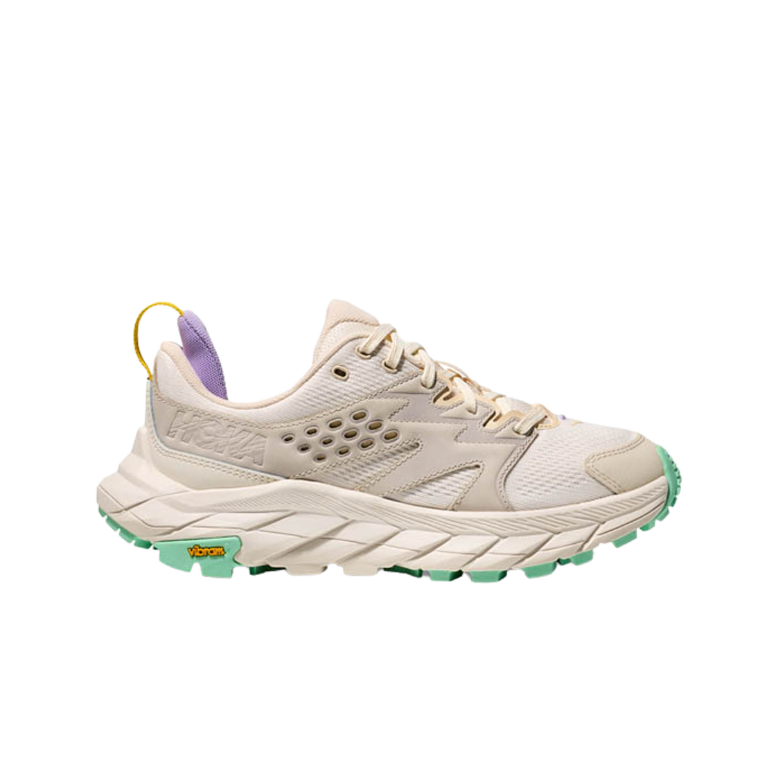 (W) 호카 아나카파 브리즈 로우 앨러배스터 민트 플루오라이트((W) Hoka Anacapa Breeze Low Alabaster Mint Fluorite) - 1