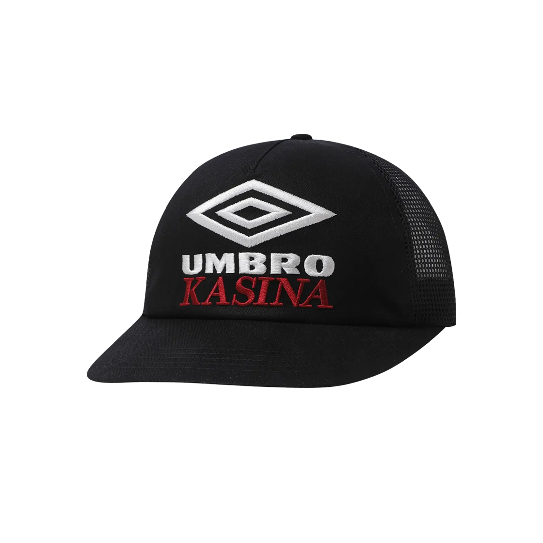 【UMBRO】 UMBRO X KASINA Trucker Cap Black 엄브로 x 카시나 트러커 캡 블랙 | Umbro | KREAM