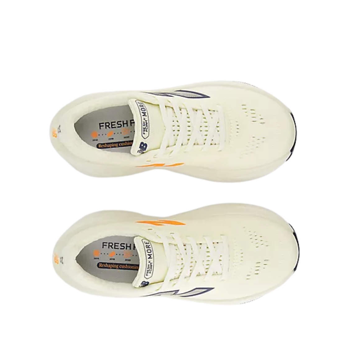 (W) 뉴발란스 프레쉬 폼 X 모어 v5 앙고라 씨 솔트 - D 와이드((W) New Balance Fresh Foam X More v5 Angora Sea Salt - D Wide) - 2