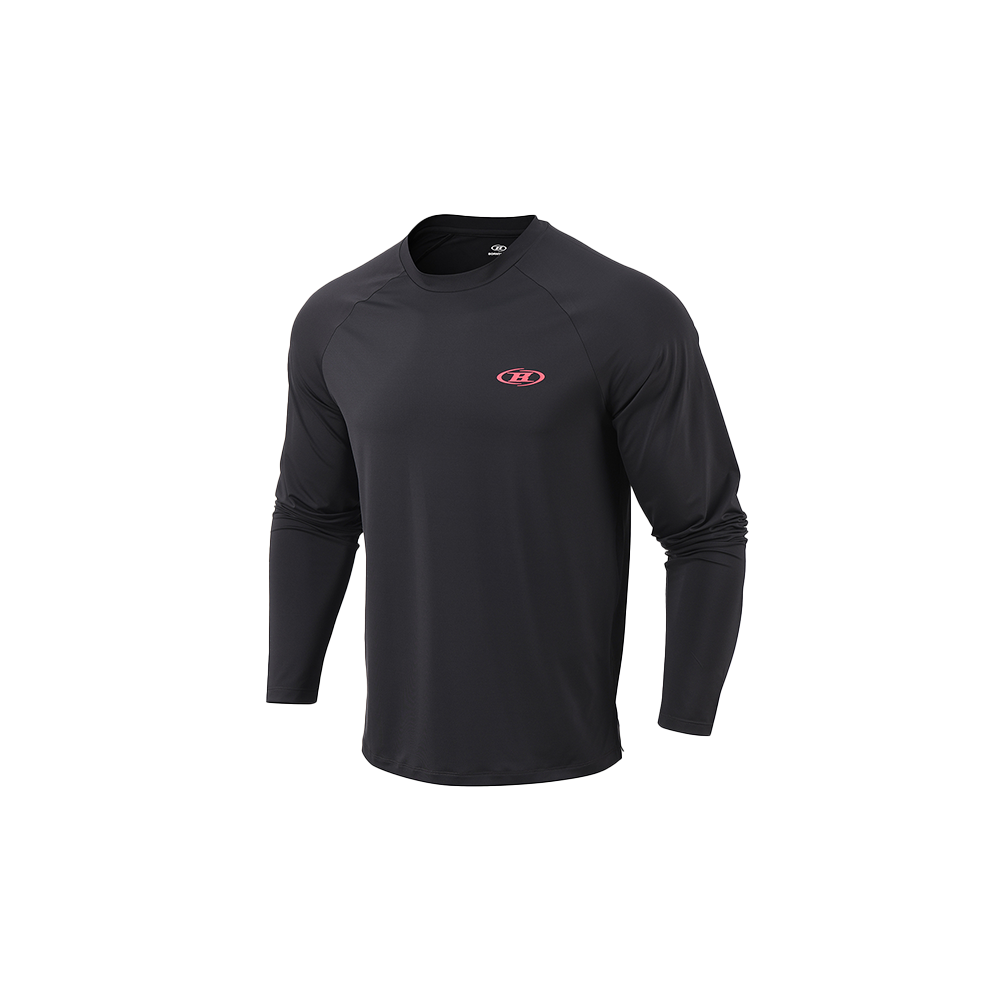 본투윈 BRN 스퀘어 퀵드라이 롱슬리브 차콜(BORN TO WIN BRN Square Quick Dry Long Sleeve Charcoal) - 2
