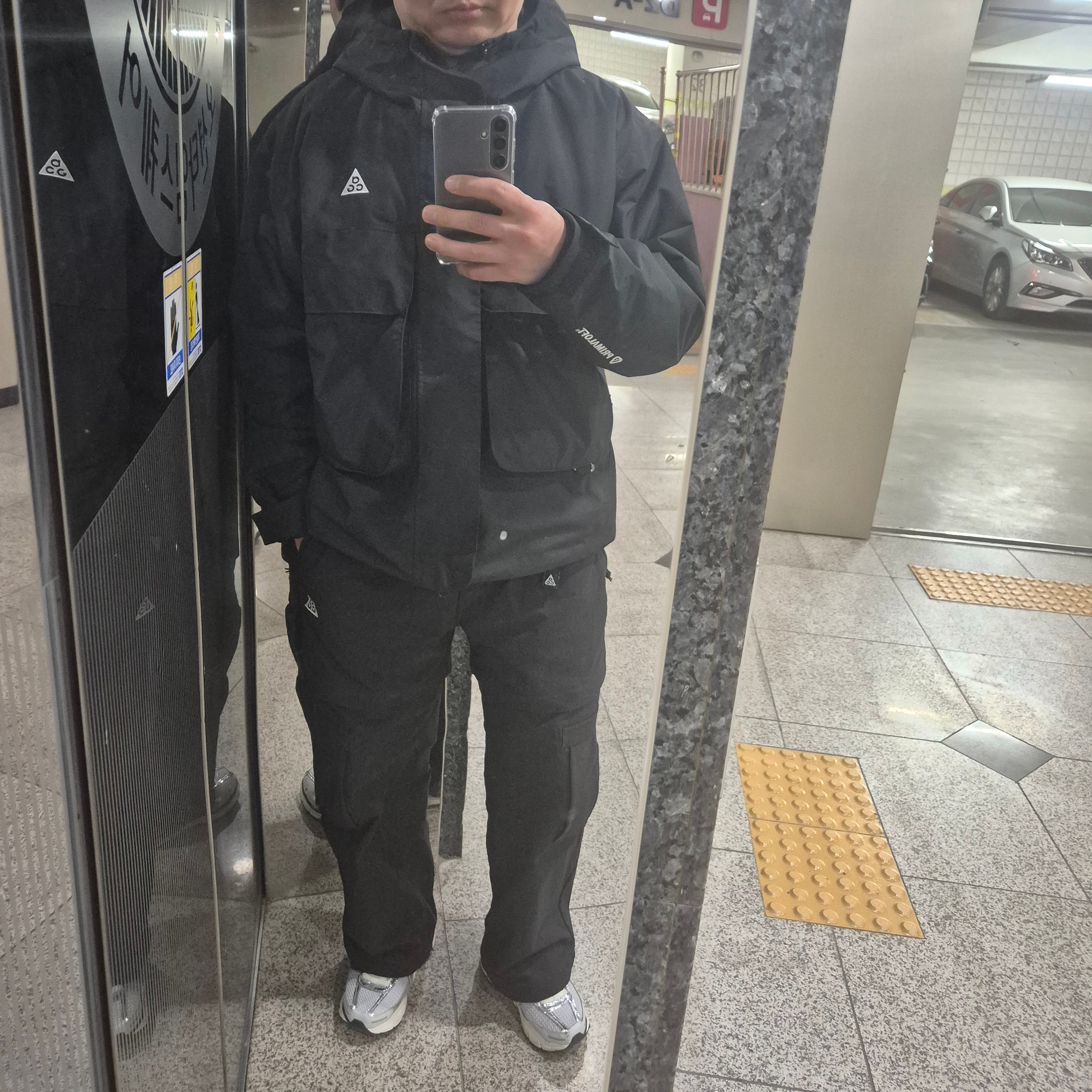 Nike ACG Primaloft Skull Peak Storm-Fit Jacket Black Anthracite - Asia 착용 스타일