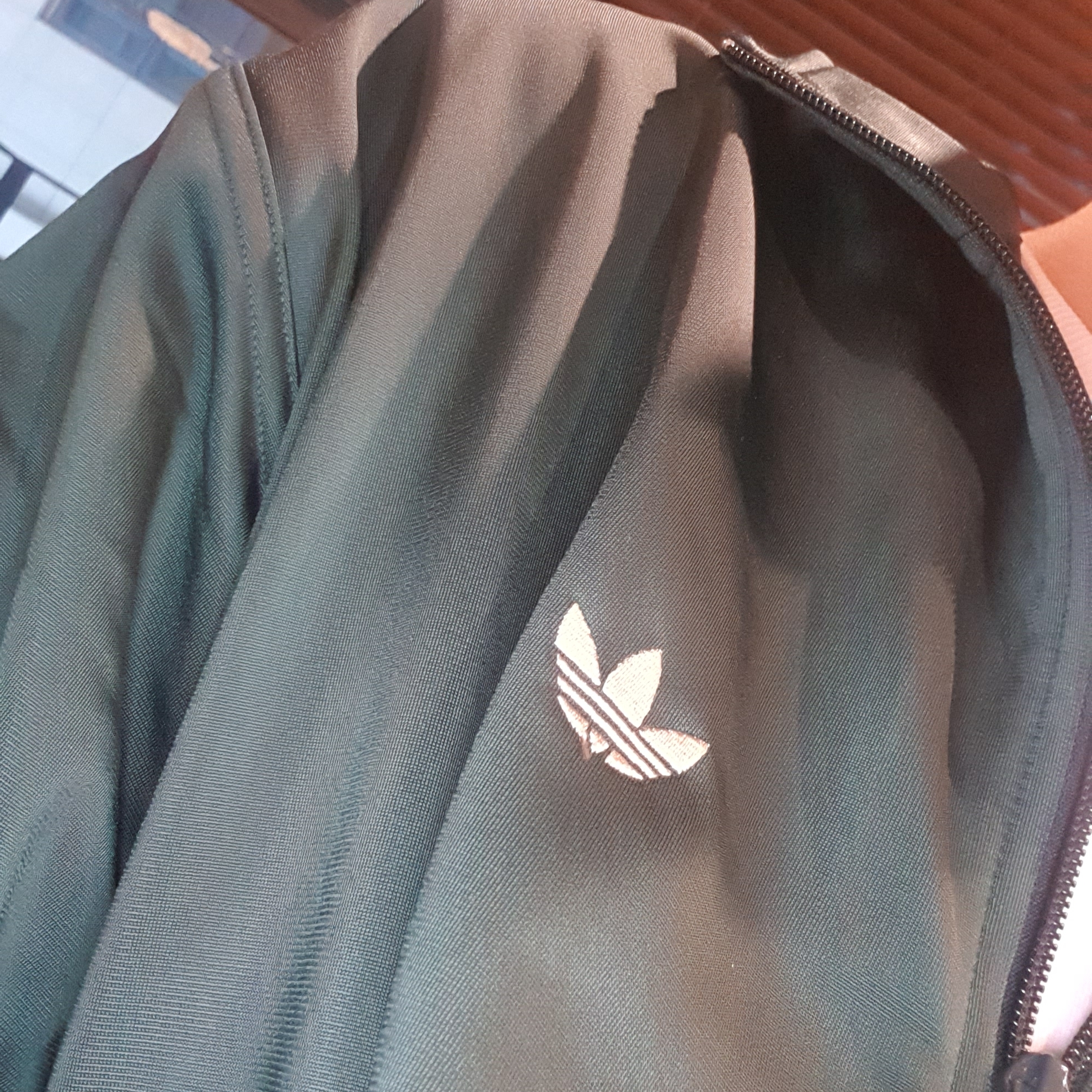 Adidas Originals Beckenbauer Track Jacket Shadow Green - KR Sizing 착용 스타일