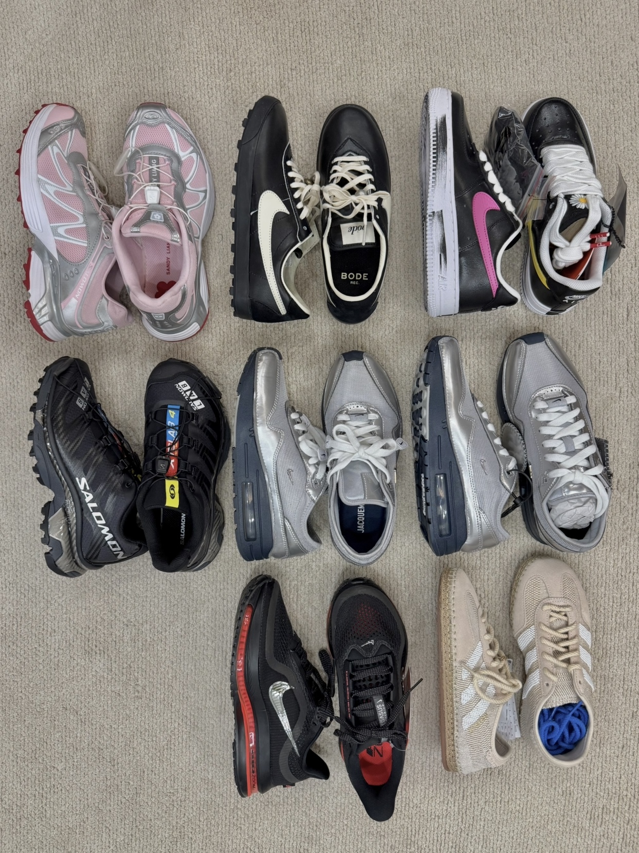 The North Face x Cecilie Bahnsen Glenclyffe Gaiter TNF Black, Asics x Cecilie Bahnsen Gel-Terrain MT Pure Silver 착용 스타일 - 5