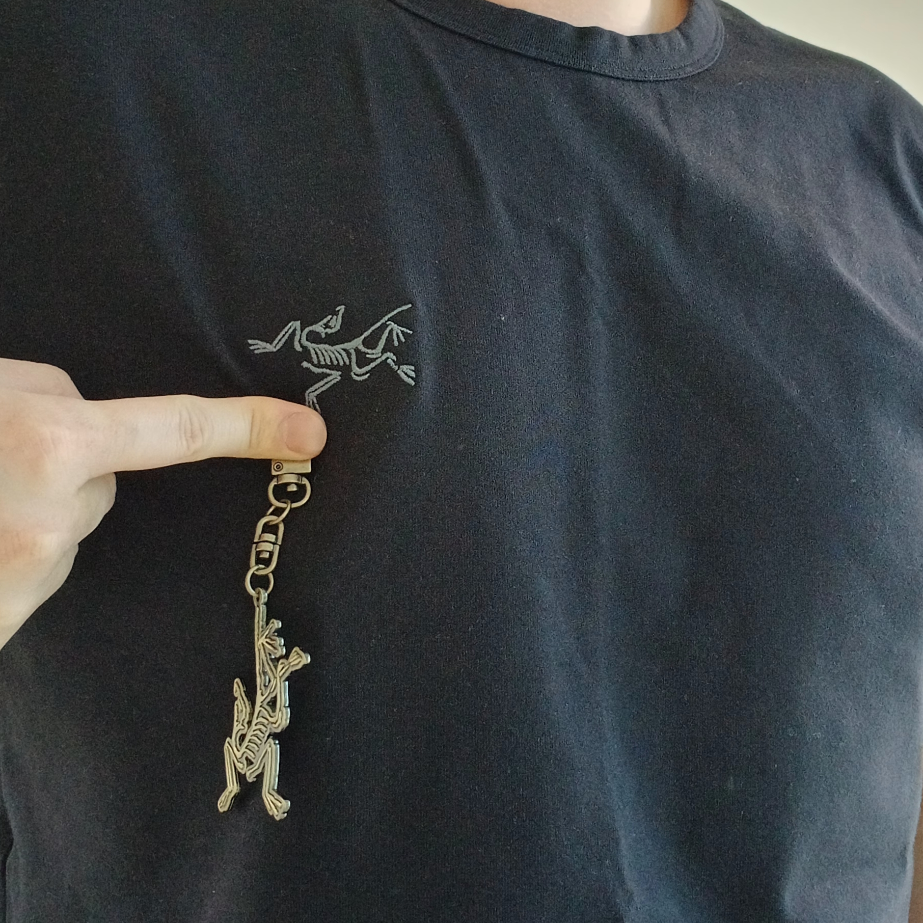 Arc'teryx Captive Arc'word SS T-Shirt Black, Arc'teryx Captive Arc'Word SS T-Shirt Black 착용 스타일 - 4