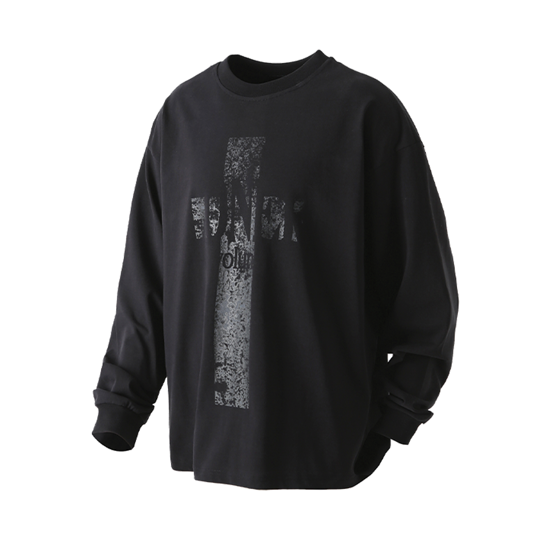 로어링라드 크로스 롱 슬리브 블랙(ROARINGRAD Cross Long Sleeved Black)