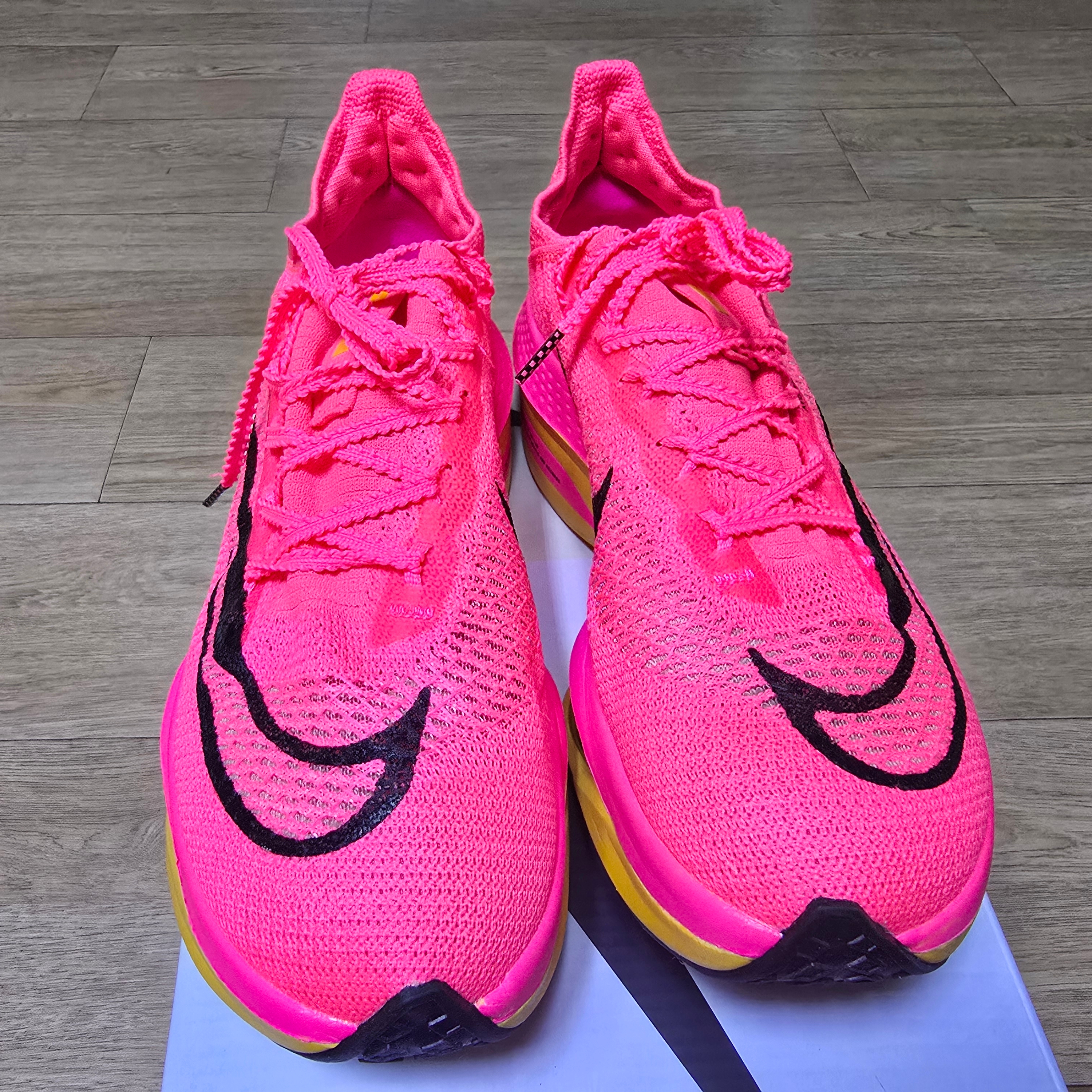(W) Nike Air Zoom Alphafly Next% 2 Hyper Pink 착용 스타일