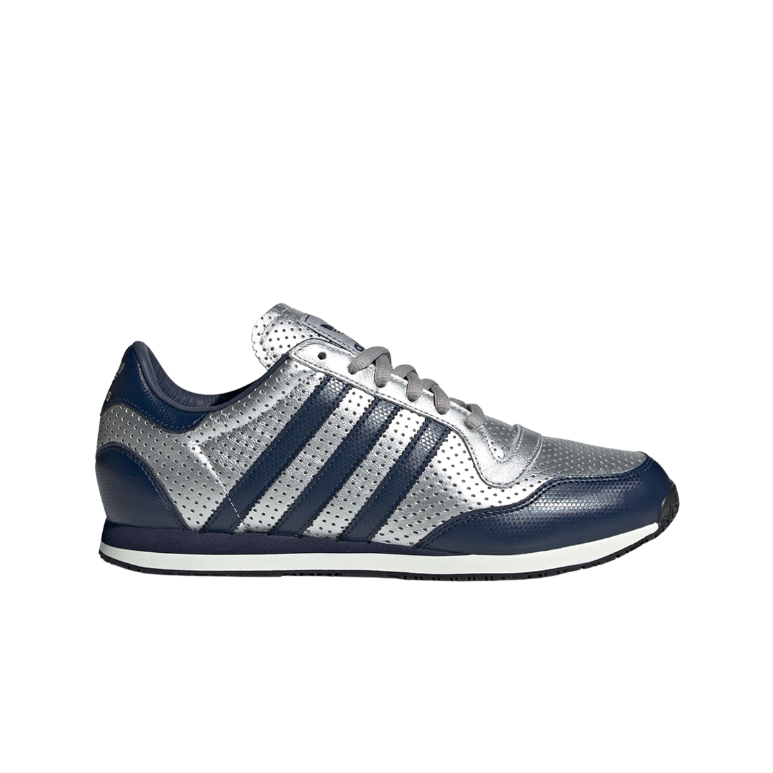 JR1614 Adidas Galaxy OG Silver Metallic Night Indigo