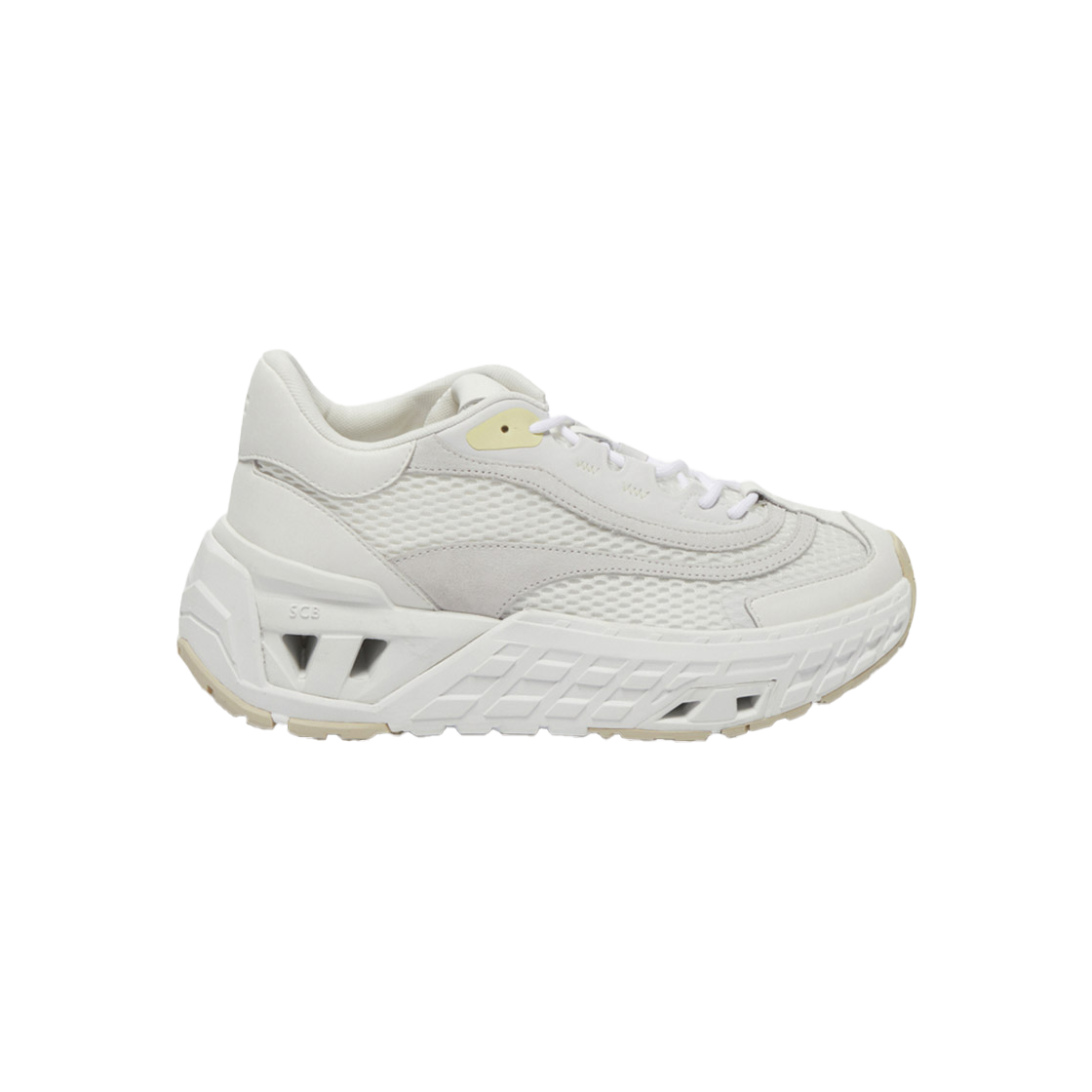 슈콤마보니 유니섹스 페브 러너 스니커즈 화이트