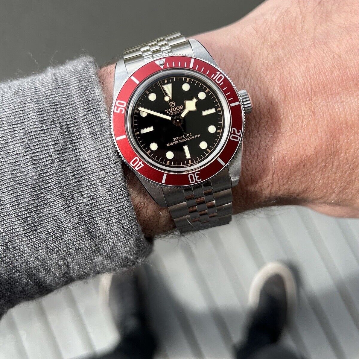 Tudor Black Bay MT5602 Steel Bracelet Black 착용 스타일