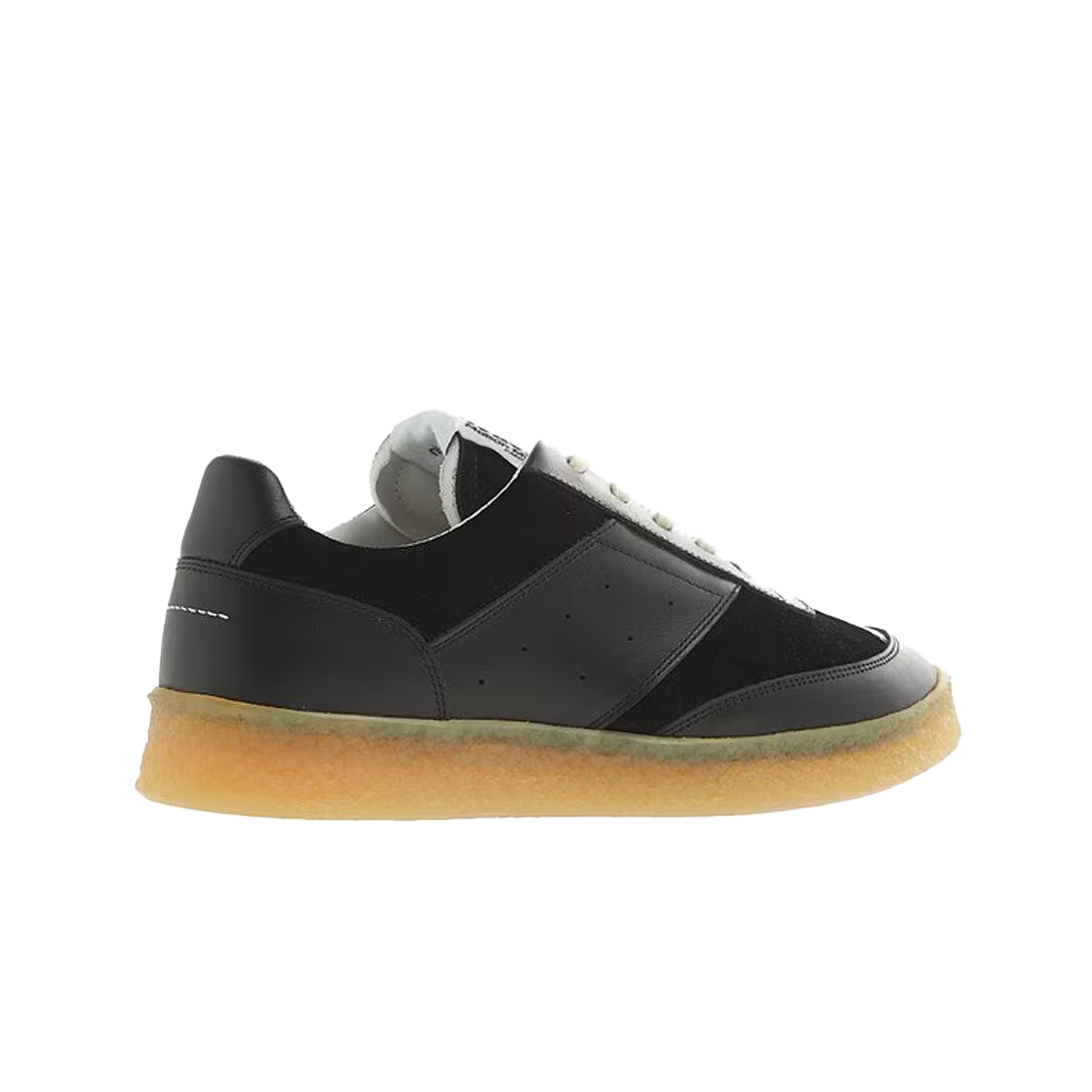 S59WS0176P0673T8013 MM6 Maison Margiela Suede Rubber Sneakers Black