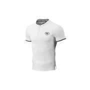 BORN TO WIN Double B Emblem Half Zip Up Jersey White