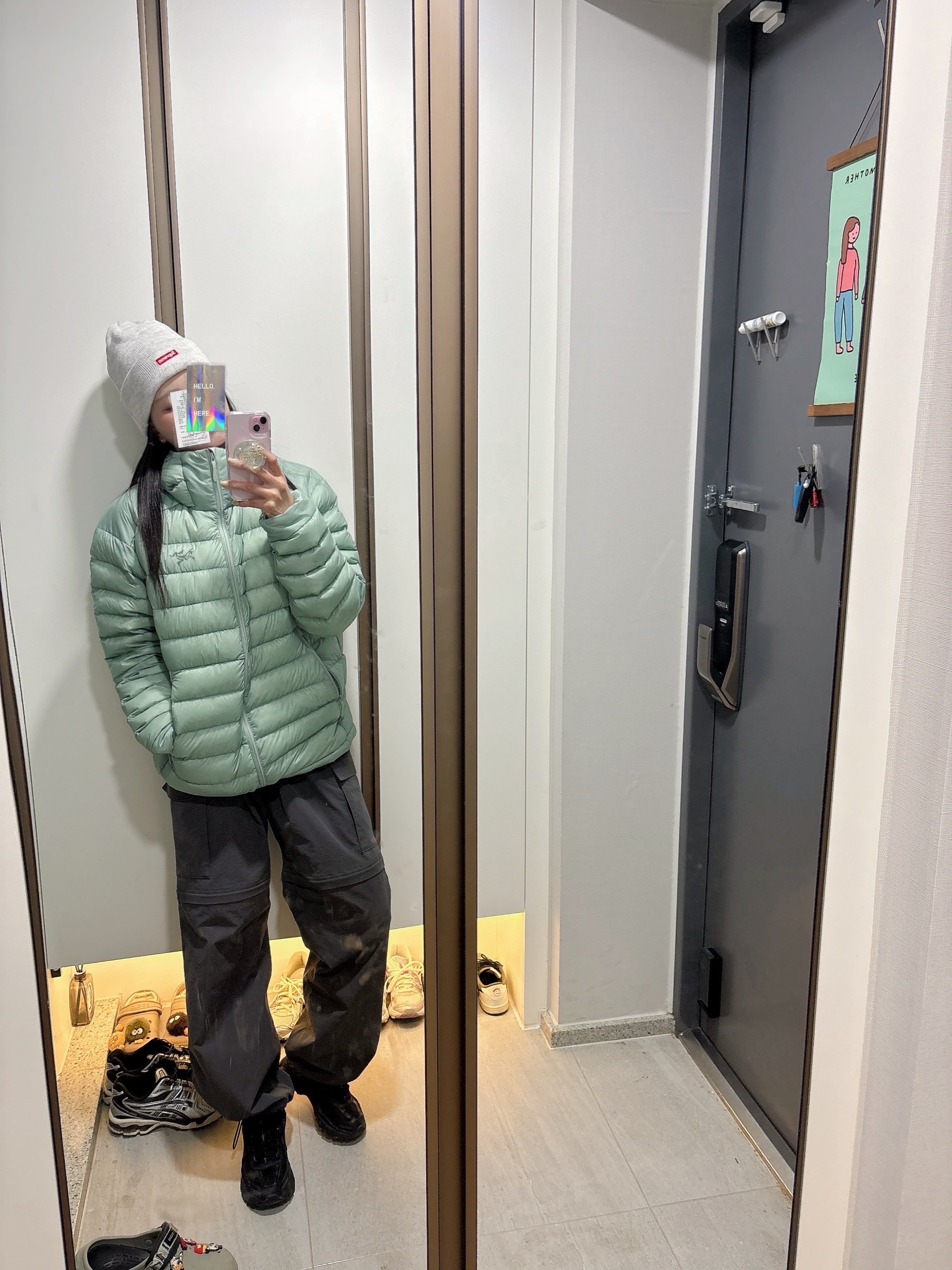 Arc'teryx Cerium Hoody Daybreak, Arc'teryx Cerium Hoody Black 착용 스타일 - 2