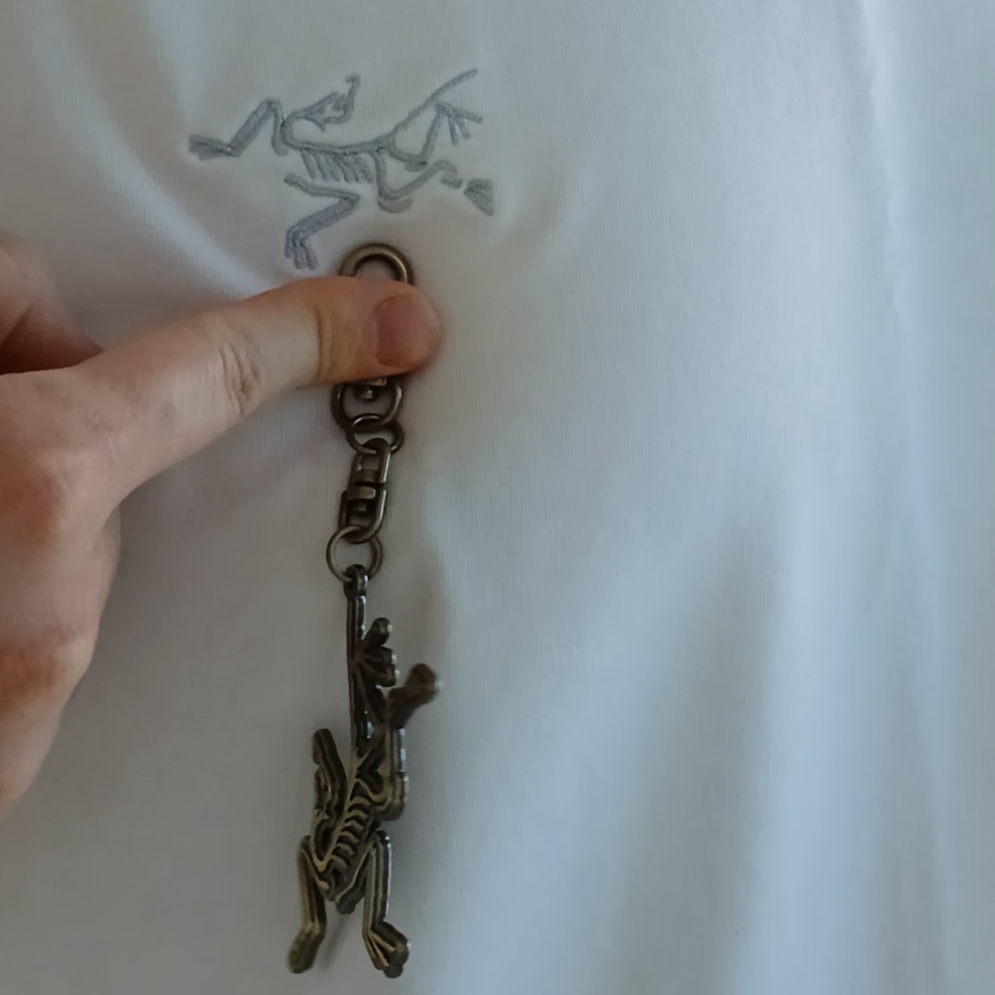 Arc'teryx Captive Arc'word SS T-Shirt White Light, Arc'teryx Captive Arc'Word SS T-Shirt White Light 착용 스타일 - 5
