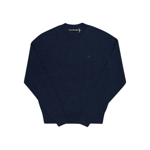 Acne Studios Jumper Yak Wool Sweater Knit Navy Melange