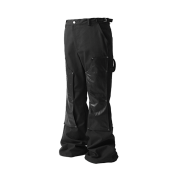 ROARINGRAD Knee Cappenter Flared Pants Black