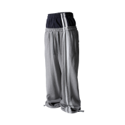 ROARINGRAD Double Waist Sweat Pants Gray