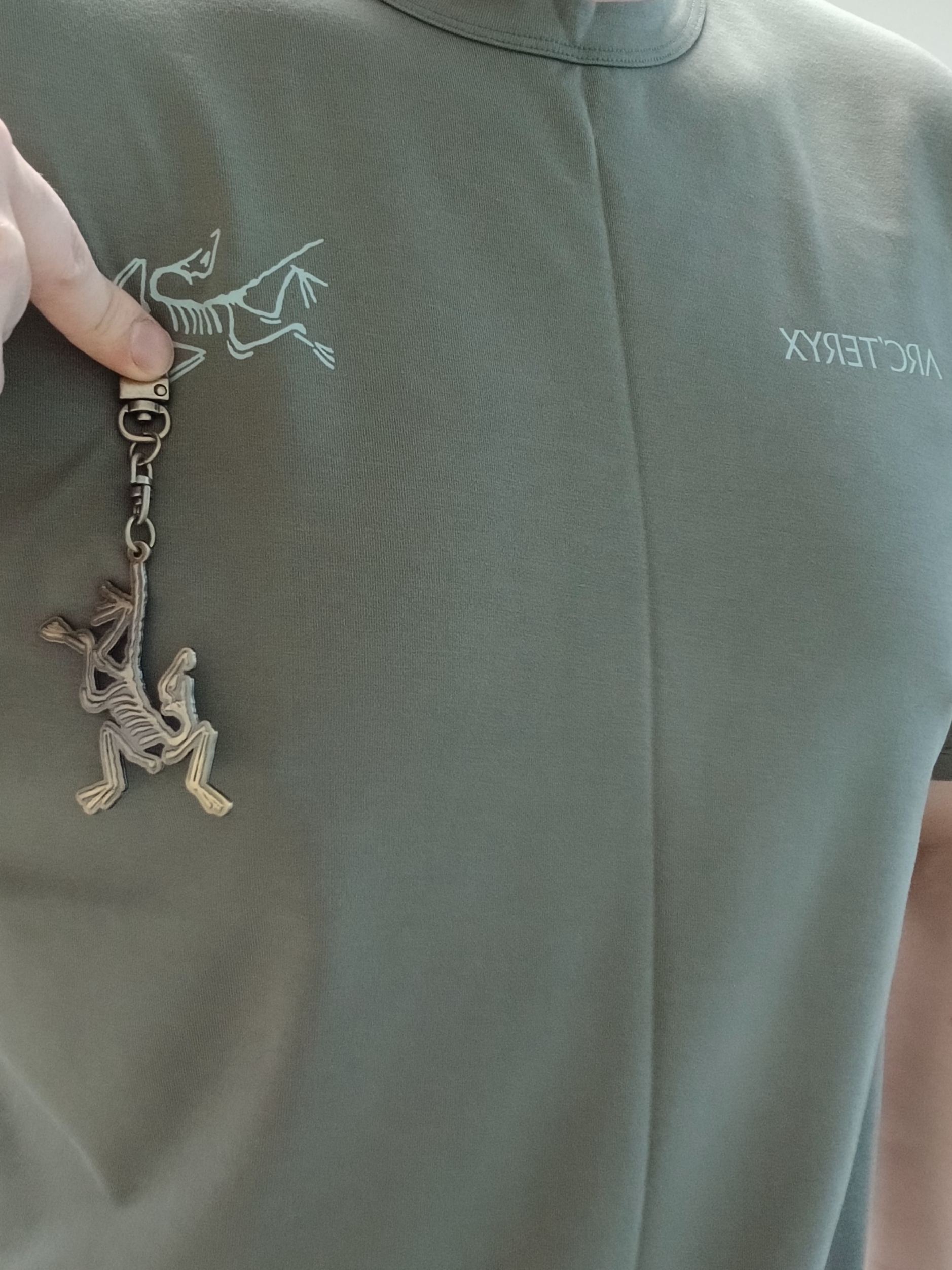 Arc'teryx Captive Split T-Shirt Forage 착용 스타일 - 5