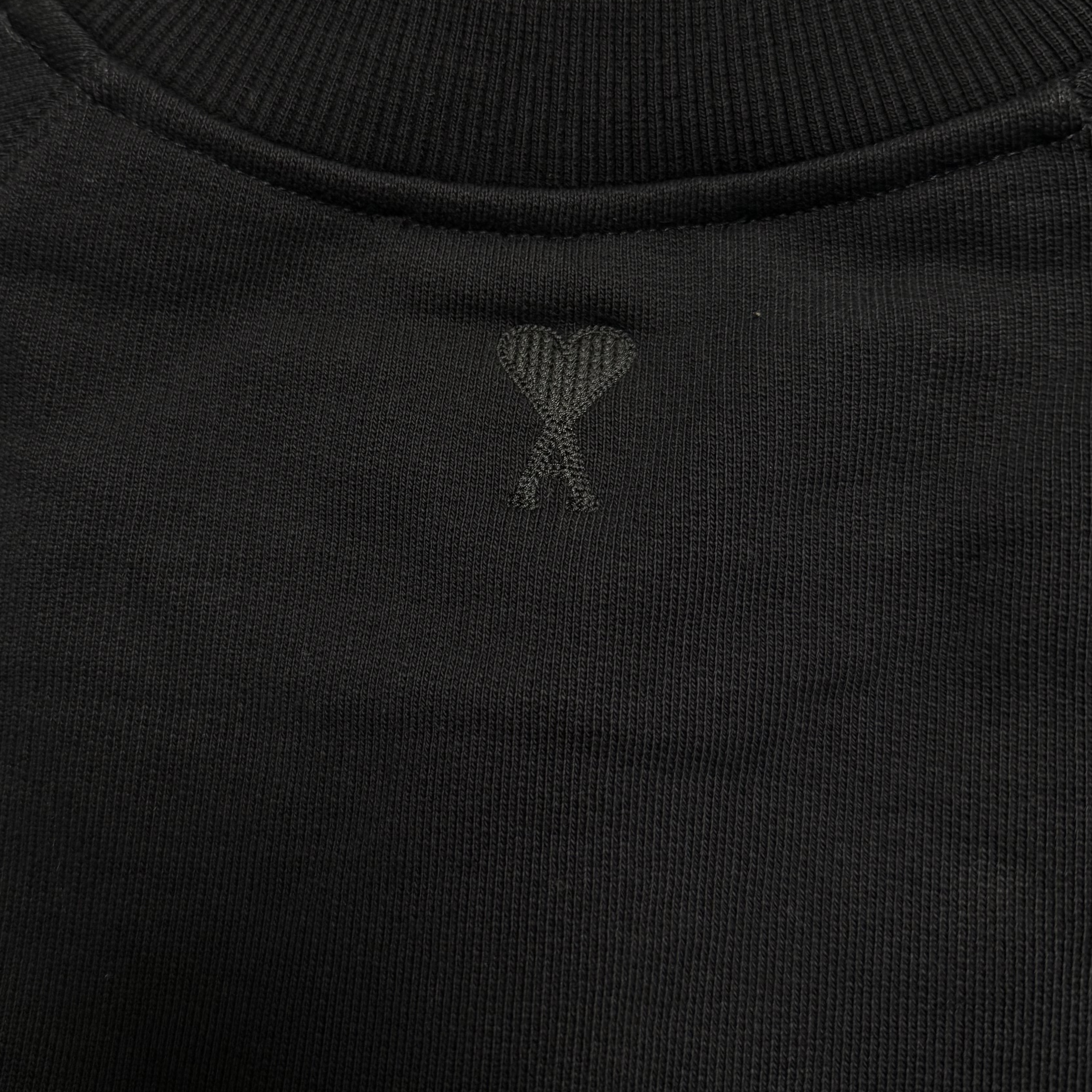 AMI Alexandre Mattiussi Sweatshirts Black 착용 스타일 - 3