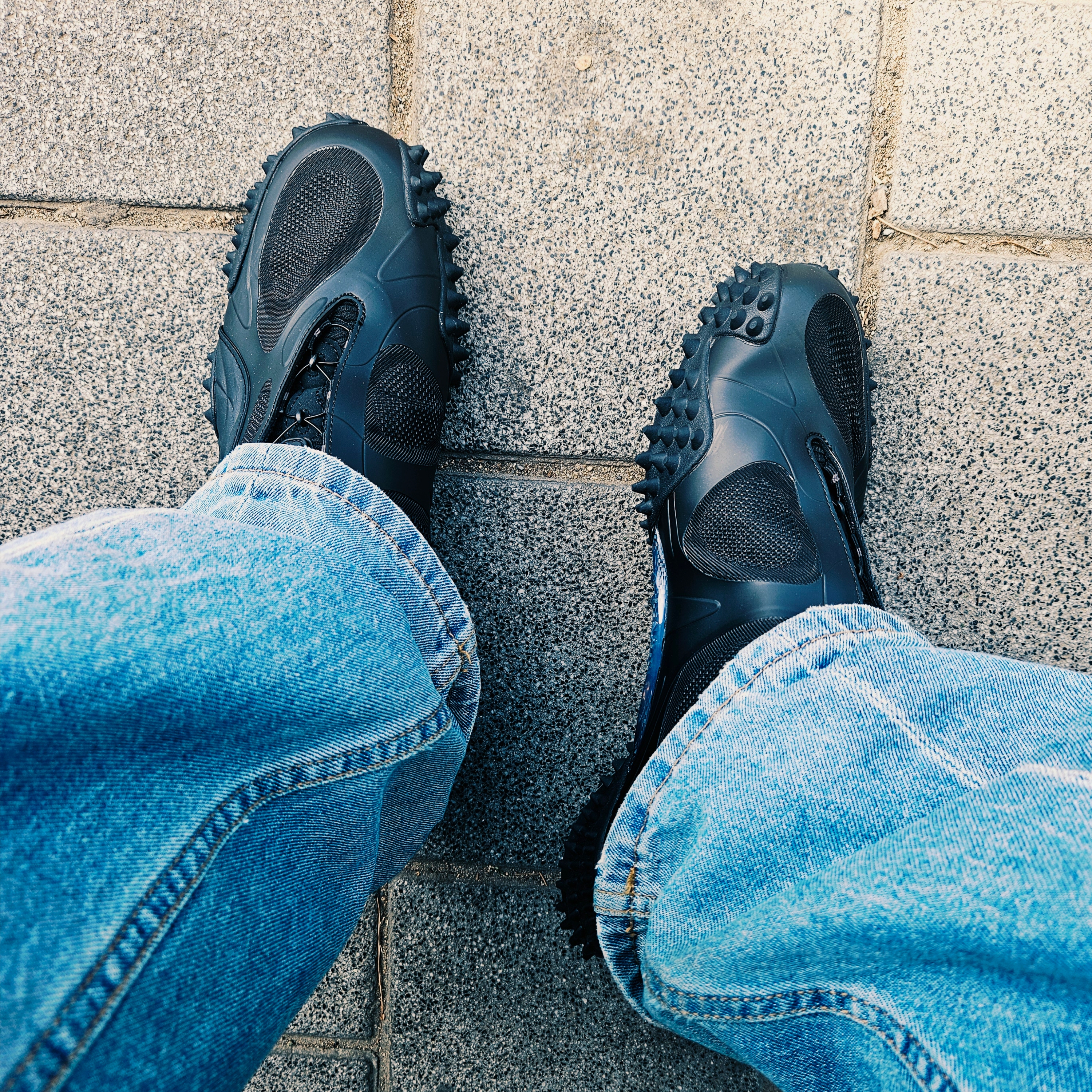 Puma x A$AP Rocky Mostro Disccords Black 착용 스타일 - 1