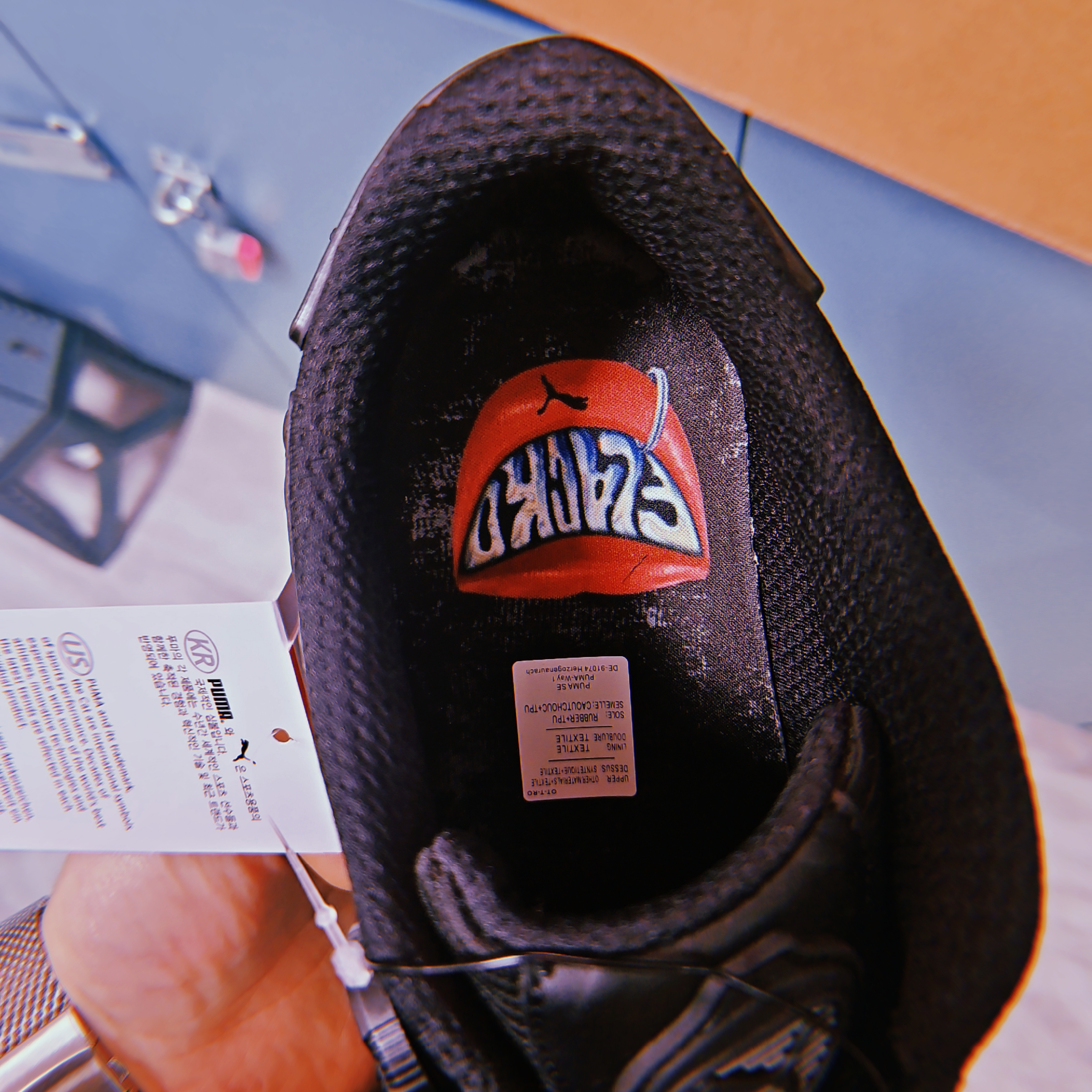 Puma x A$AP Rocky Mostro Disccords Black 착용 스타일 - 4