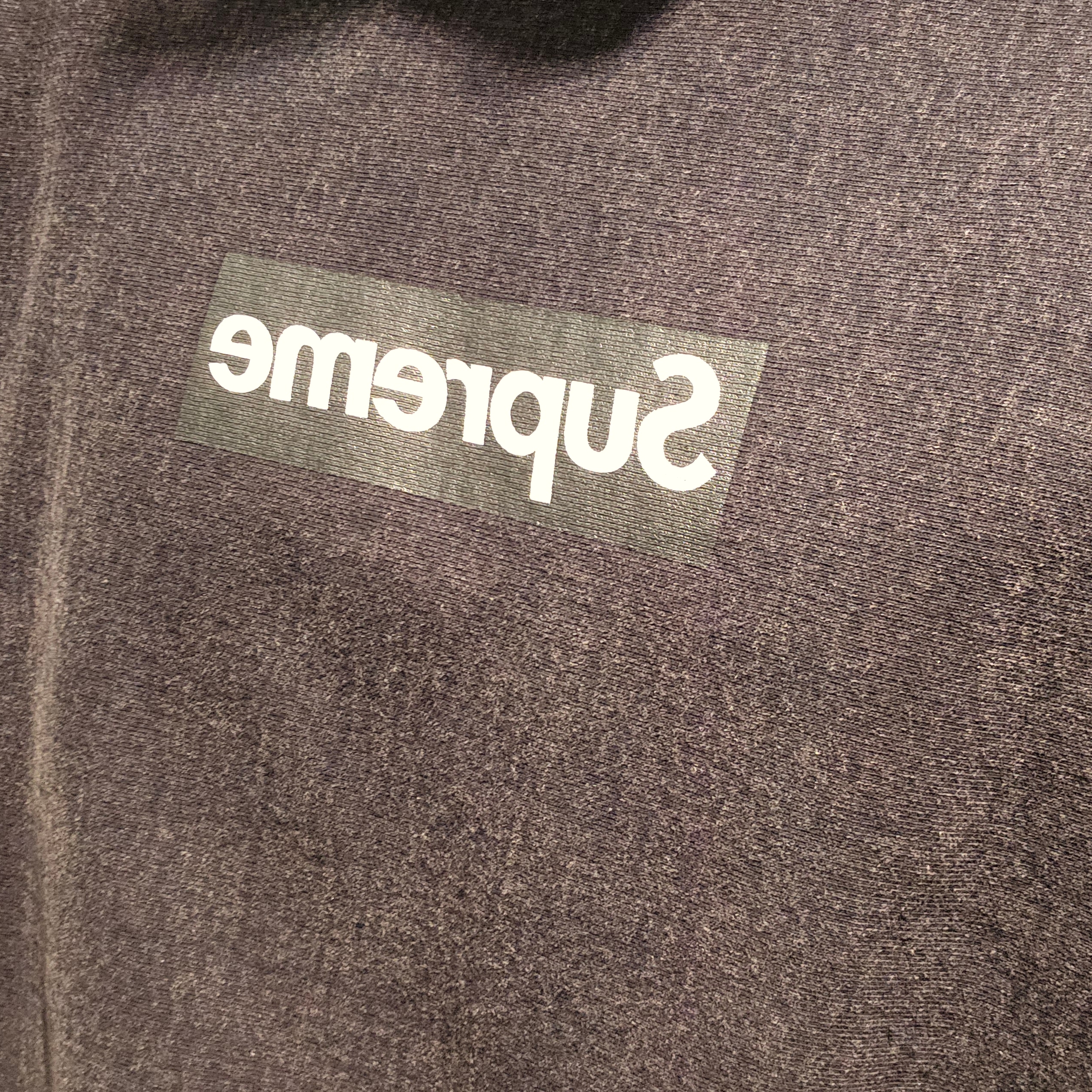 Supreme Washed Box Logo Crewneck Black - 25SS 착용 스타일 - 3