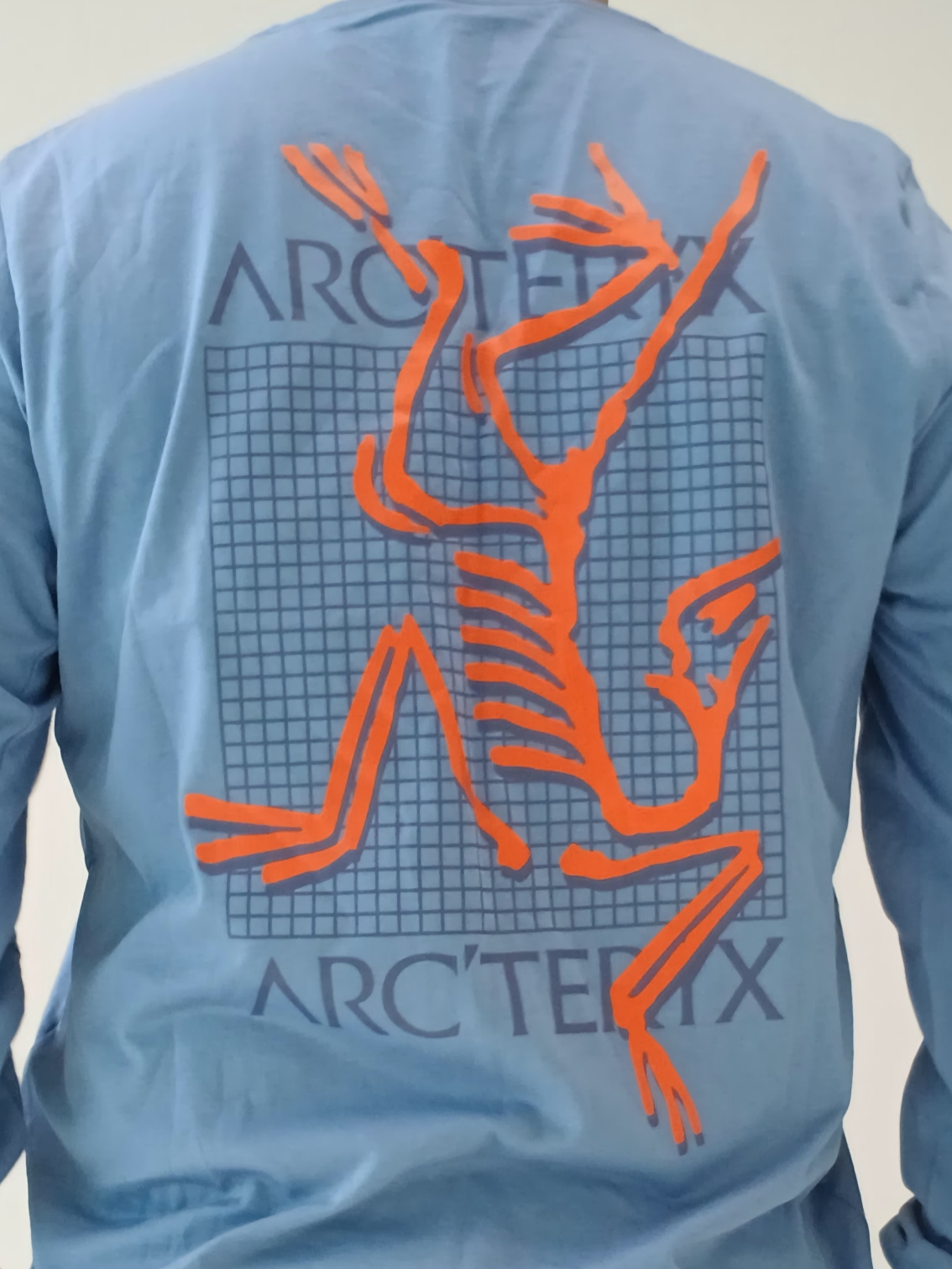Arc'teryx Arc'Multi Bird Logo LS T-Shirt Stone Wash, Arc'teryx Keyring Metal 착용 스타일 - 8