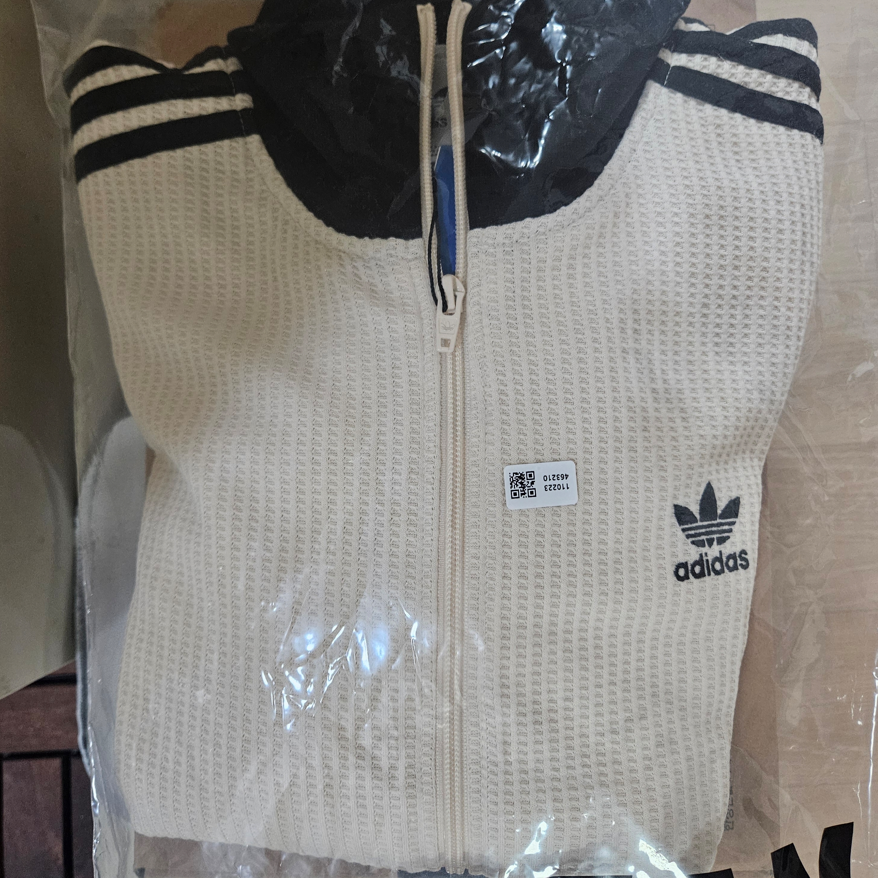 Adidas Waffle Beckenbauer Track Top Wonder White - KR Sizing 착용 스타일