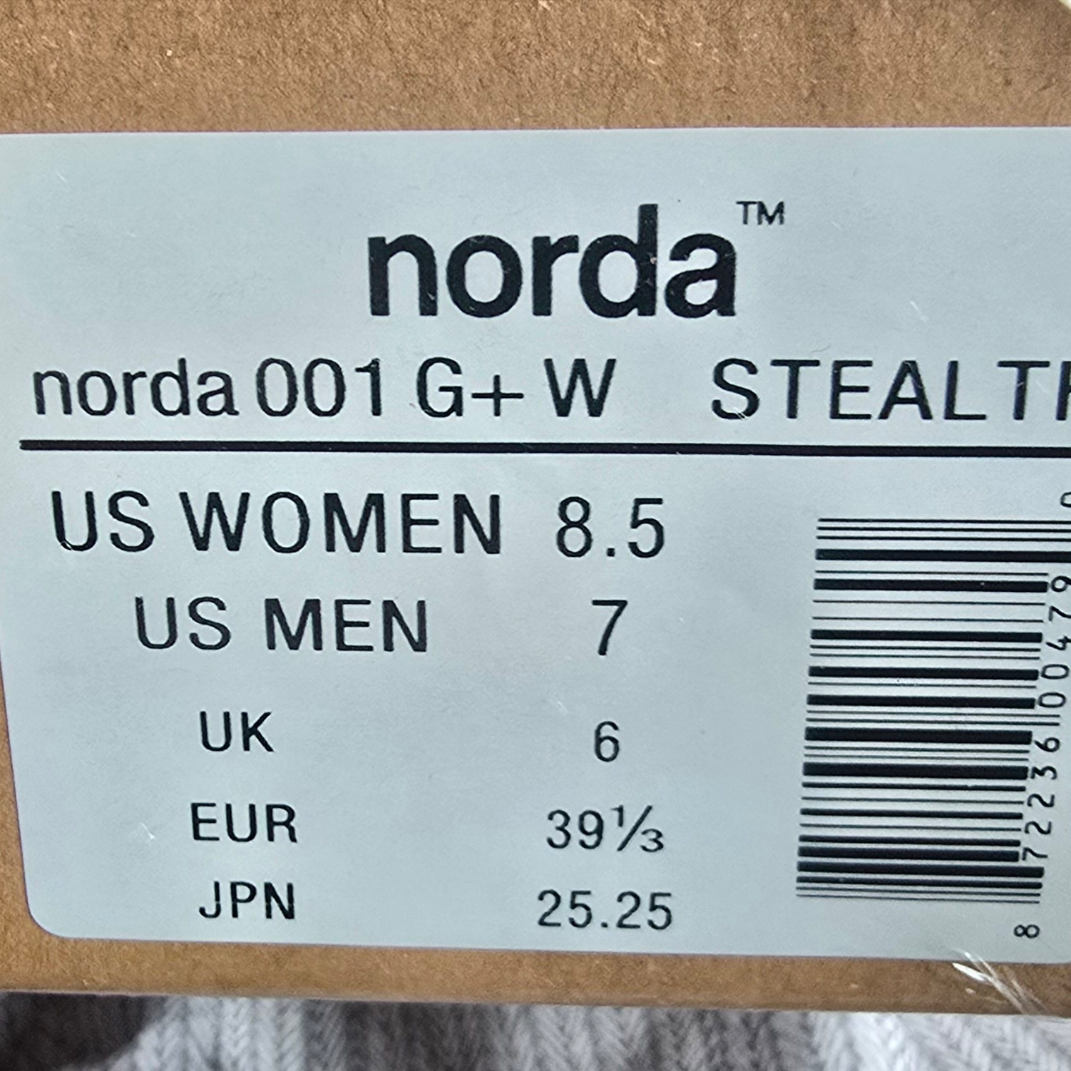 (W) Norda 001/A G+ Stealth Black 착용 스타일 - 5