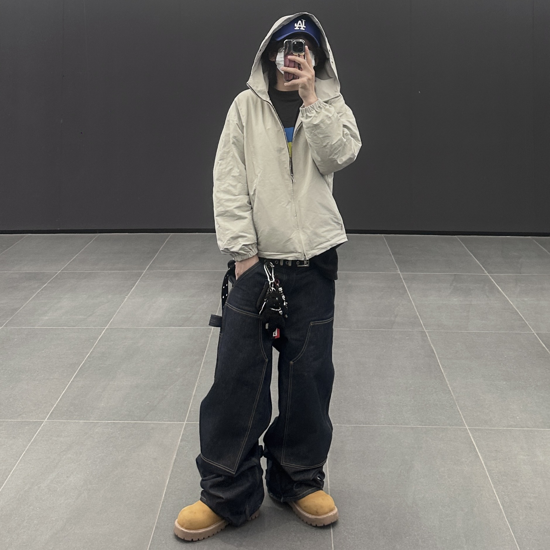 Kinchi x My Name Is Peter Boots - 888 (a) Yellow 착용 스타일