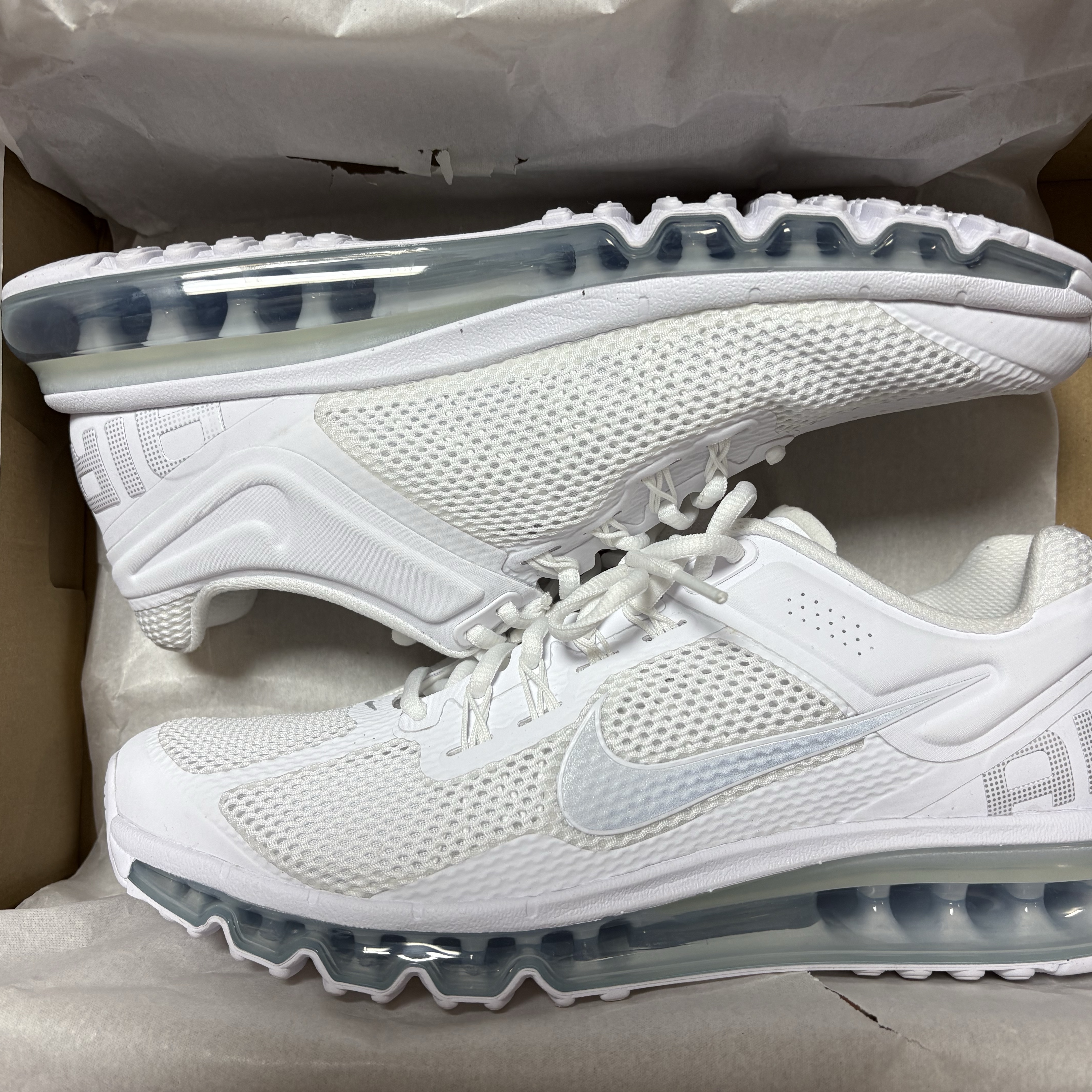 Nike Air Max 2013 White Metallic Silver 착용 스타일 - 2