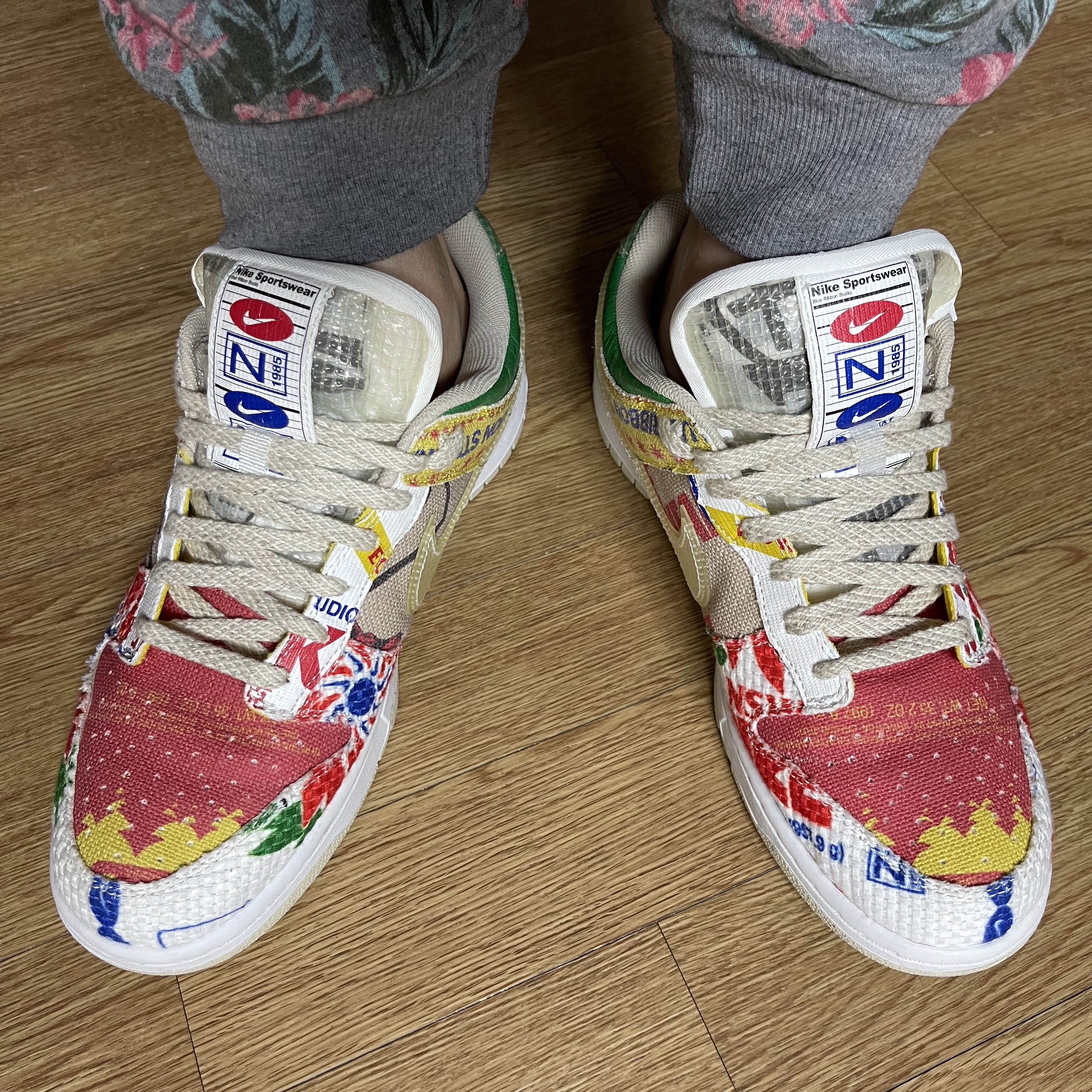 Nike Dunk Low SP City Market 착용 스타일
