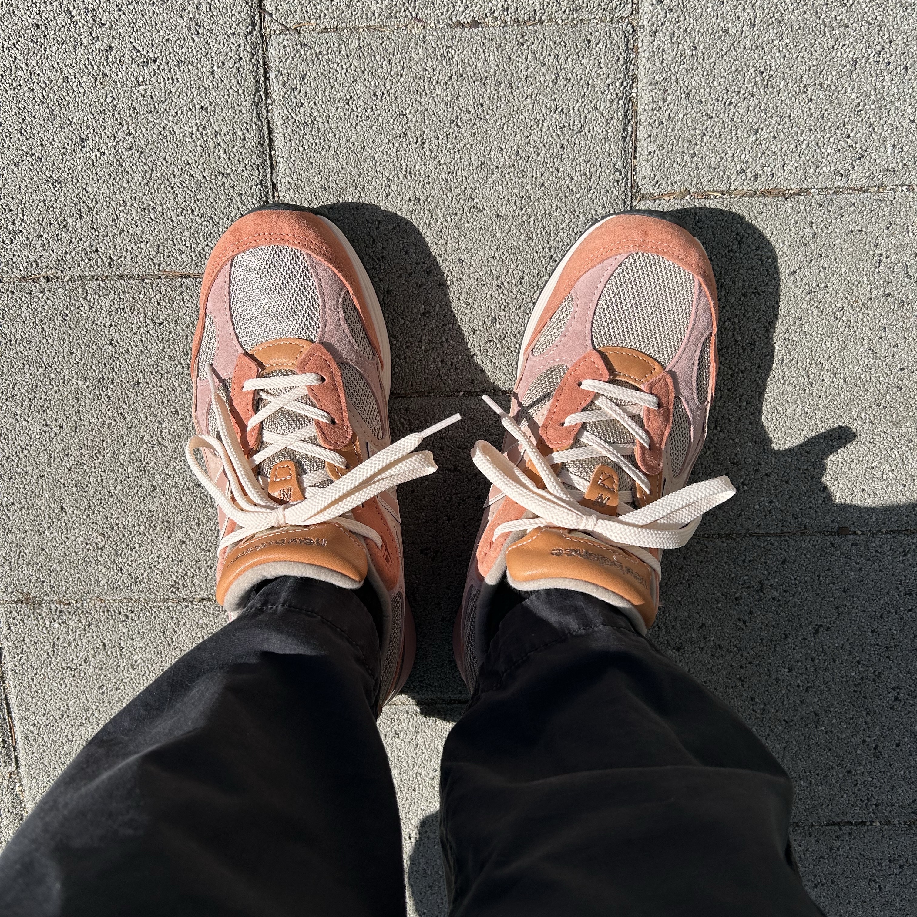 New Balance x Joe Freshgoods 992 Made in USA Aged Well 착용 스타일 - 1