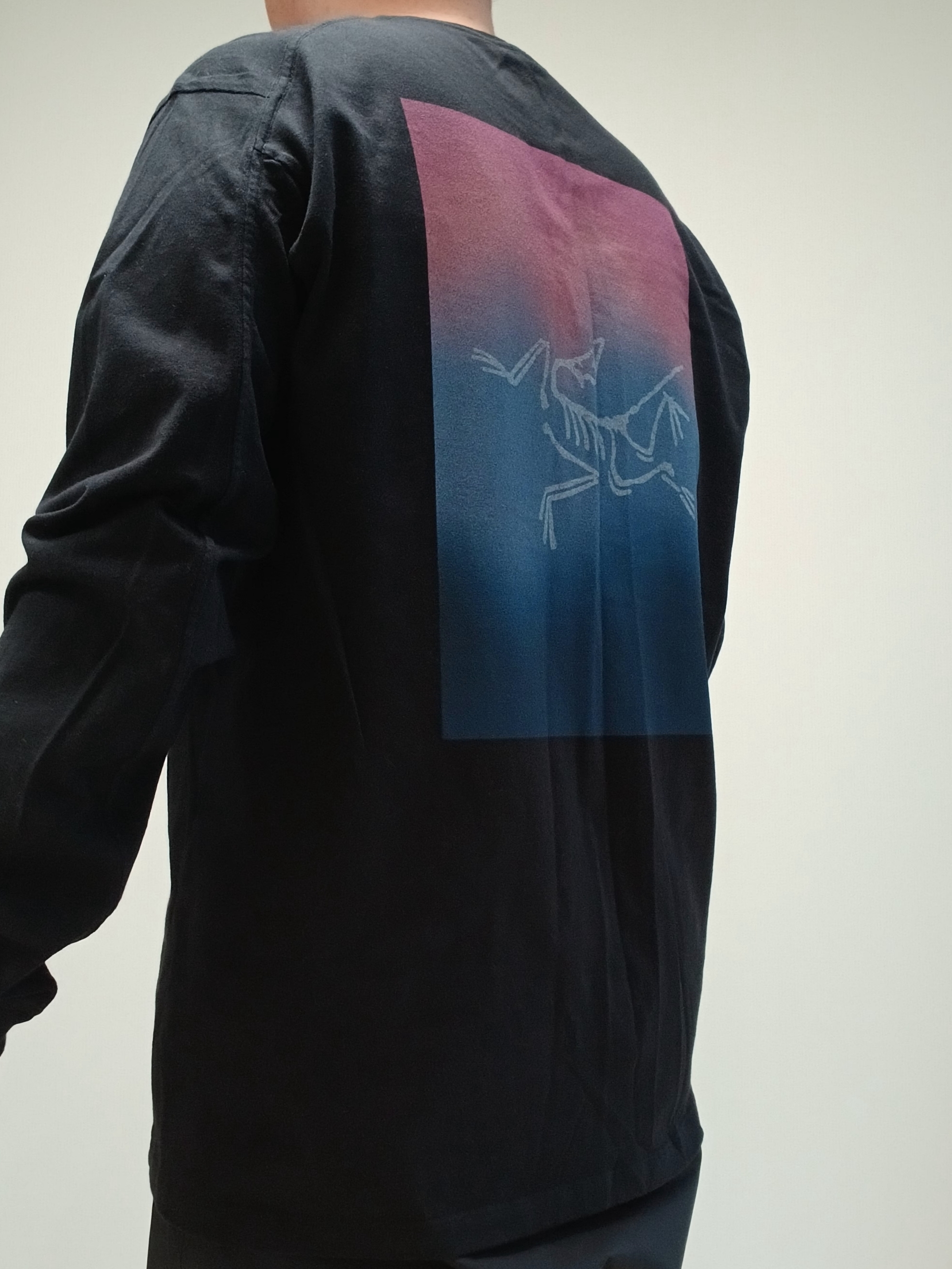 Arc'teryx Kragg Cotton Heatmap LS T-Shirt Black, Arc'teryx Keyring Metal 착용 스타일 - 4