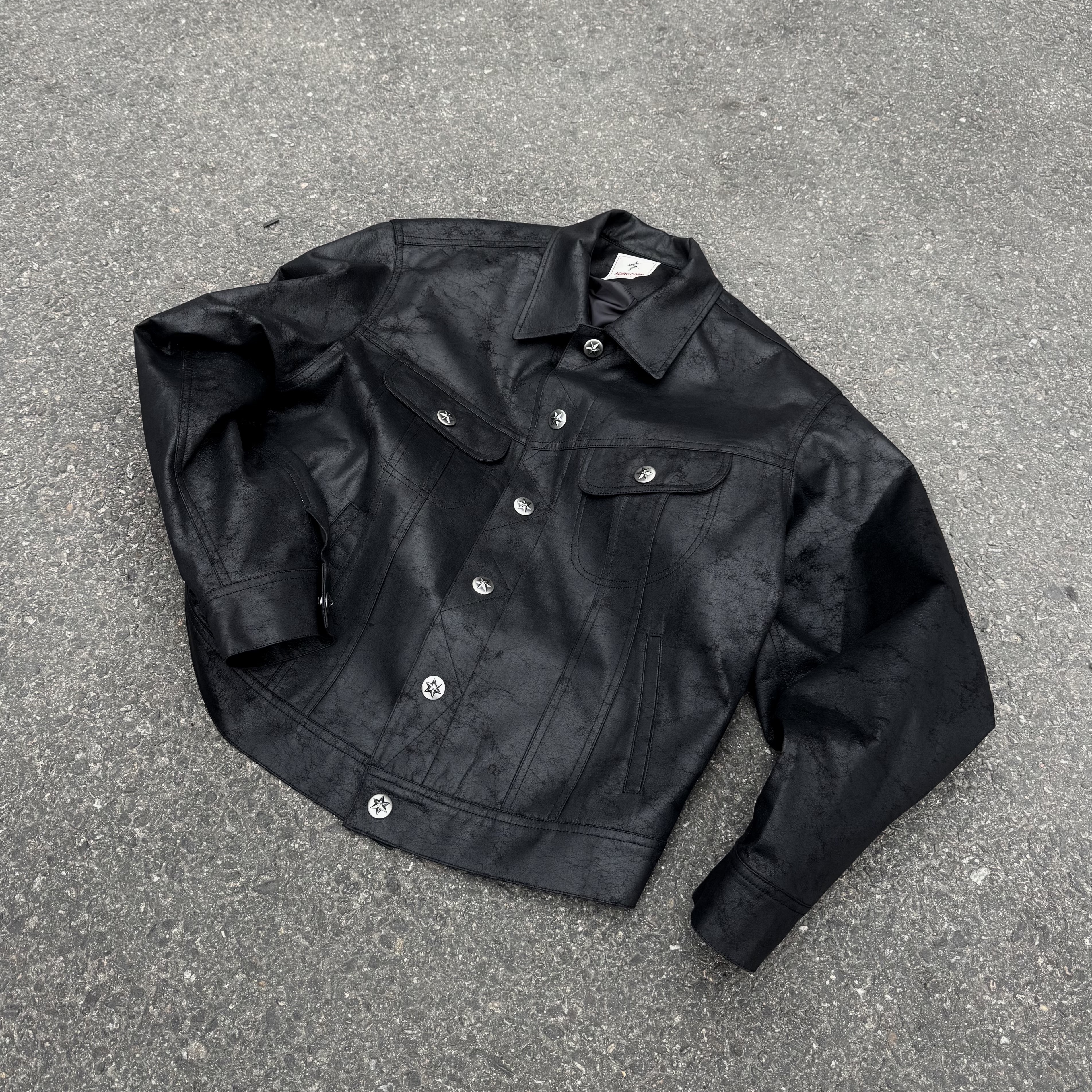 Aoiro Cutted Double Knee Pants Tan, Burberry Leather Trek Boots Black 착용 스타일 - 3