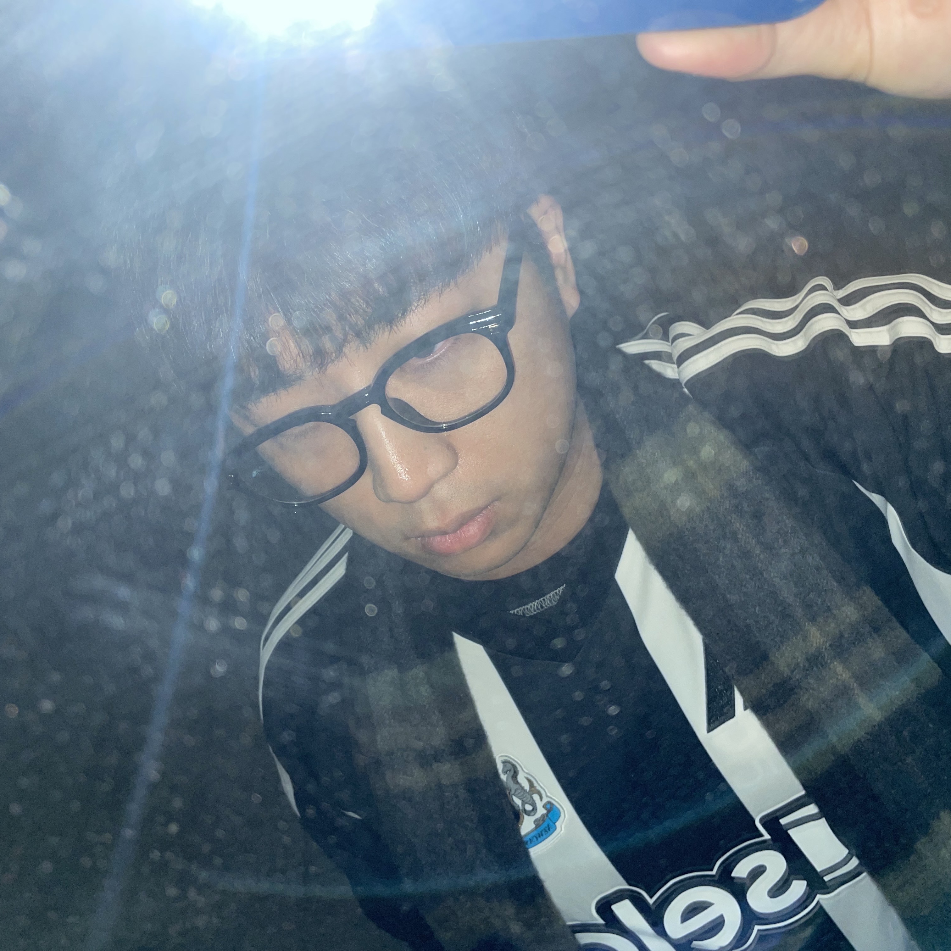Adidas Newcastle United FC 2024/25 Home Jersey Black White - KR Sizing (Non Marking Ver.) 착용 스타일 - 1