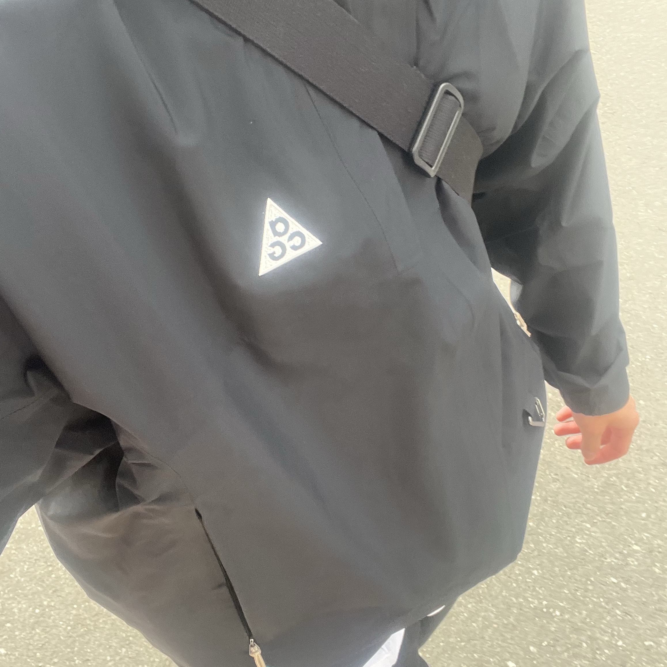 Nike ACG Storm-Fit ADV Cascade Rains Full Zip Jacket Black - Asia 착용 스타일