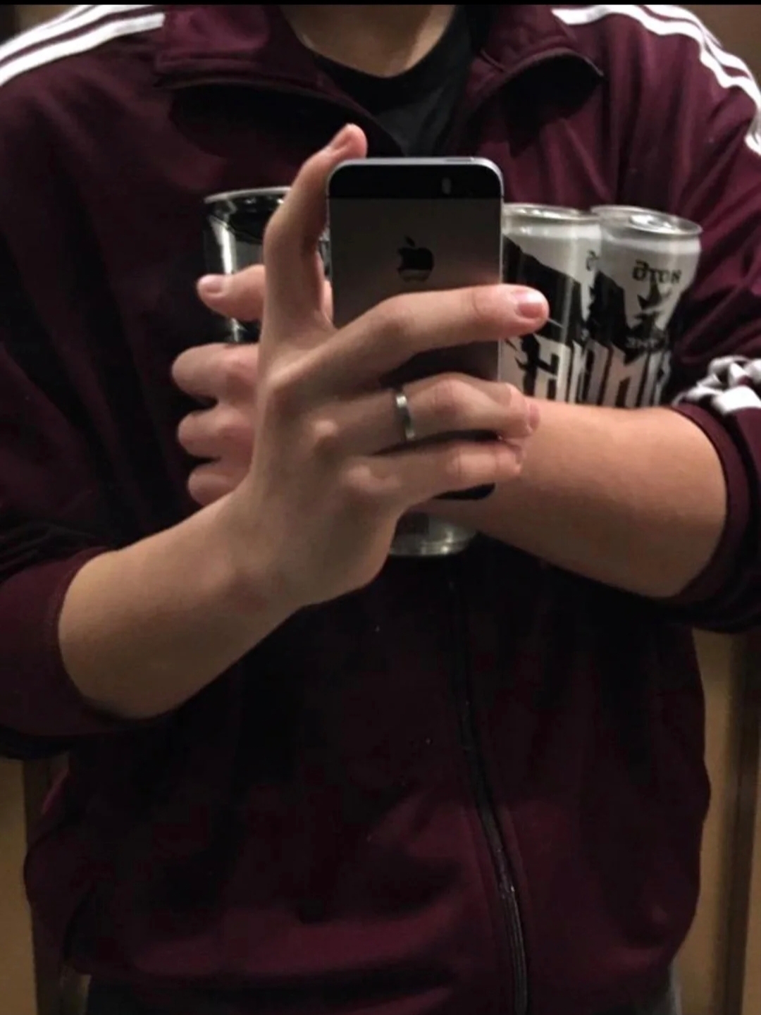 Adidas Adicolor Classic Firebird Track Top Maroon - KR Sizing 착용 스타일