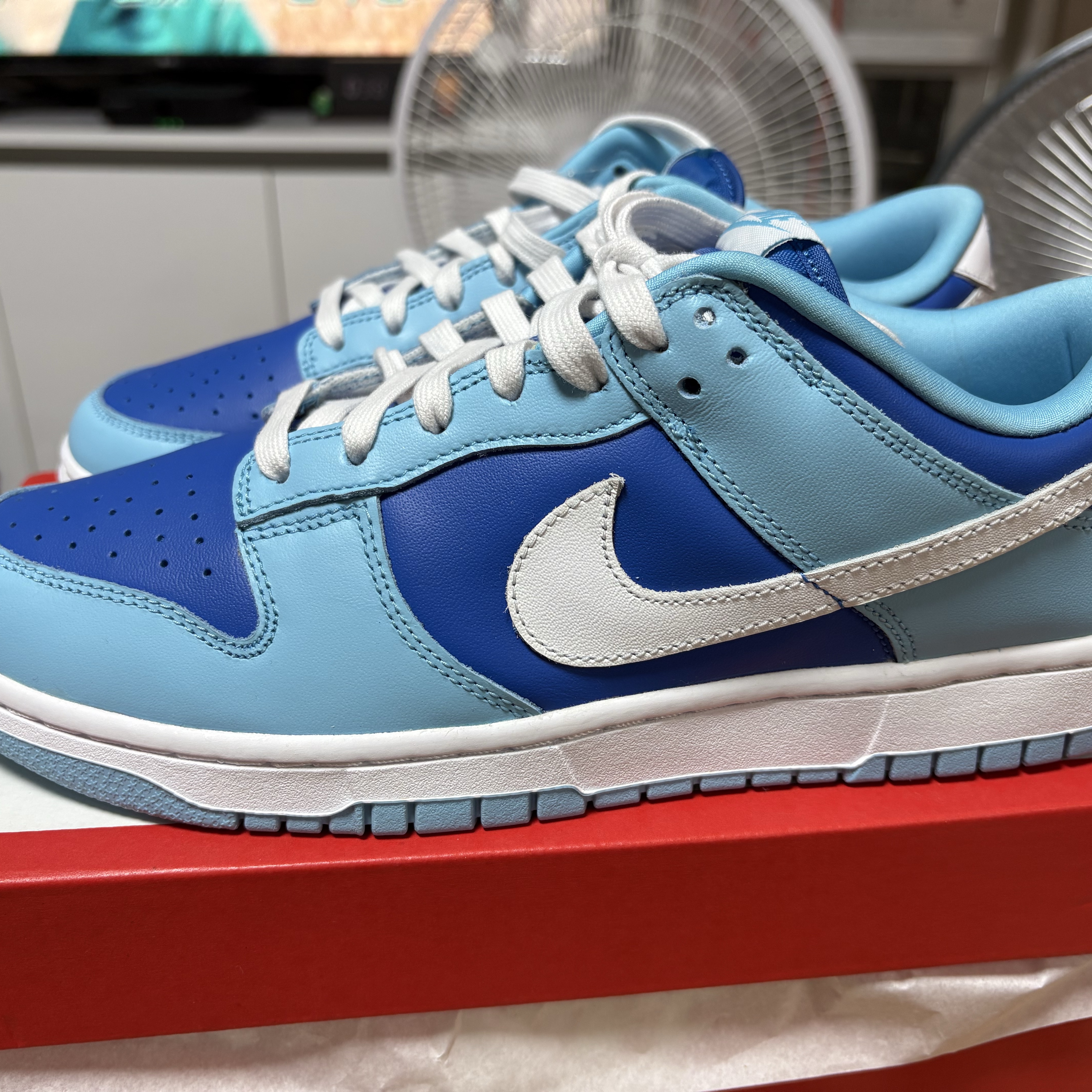 Nike Dunk Low Retro QS Argon 착용 스타일 - 1