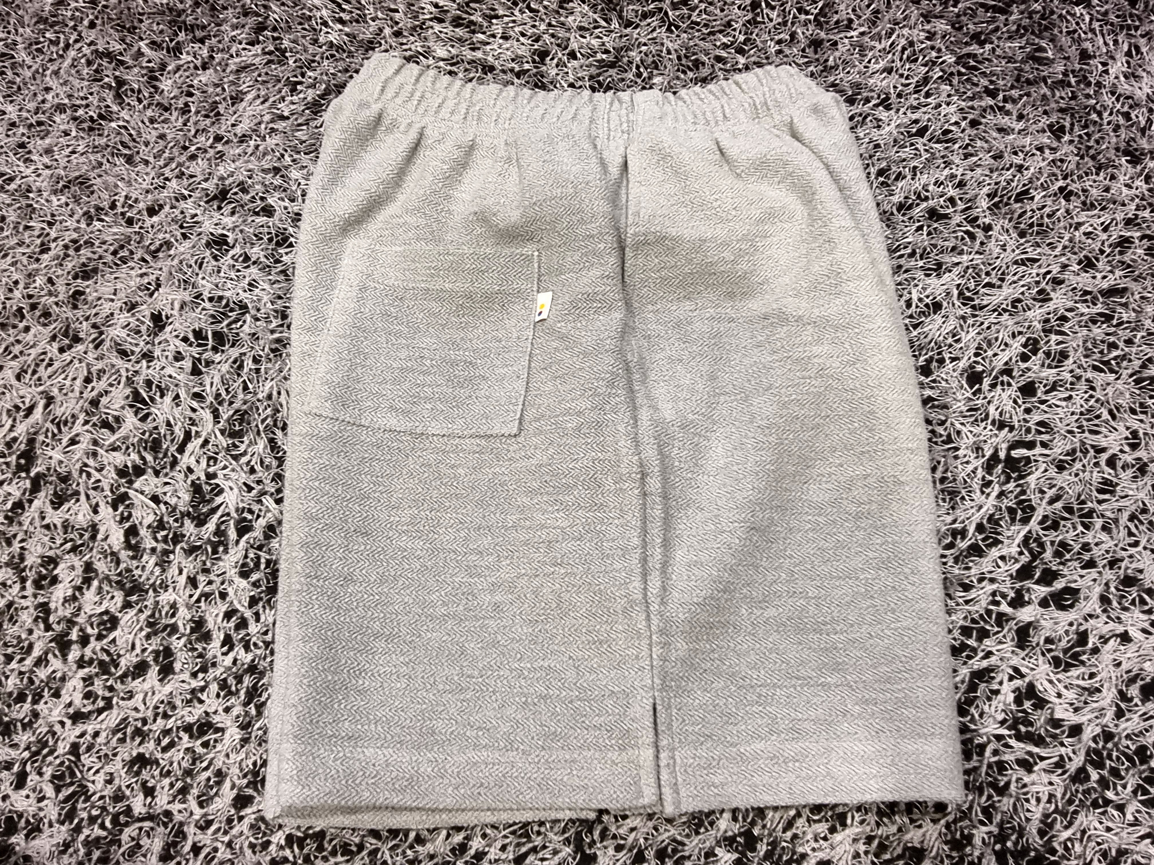 IAB Studio Herringbone Shorts Gray White 착용 스타일 - 2