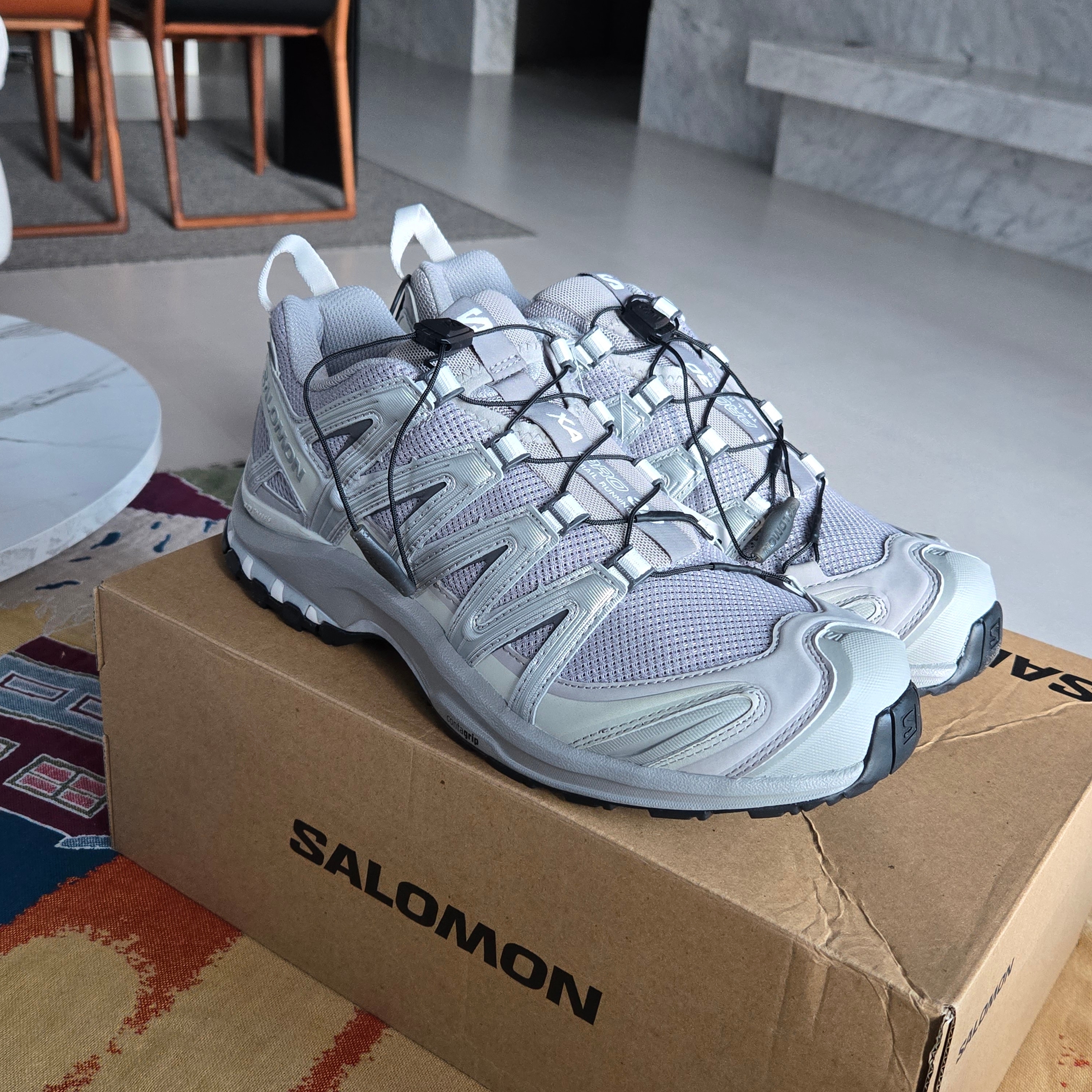 Salomon XA Pro 3D Alloy Silver 착용 스타일 - 2
