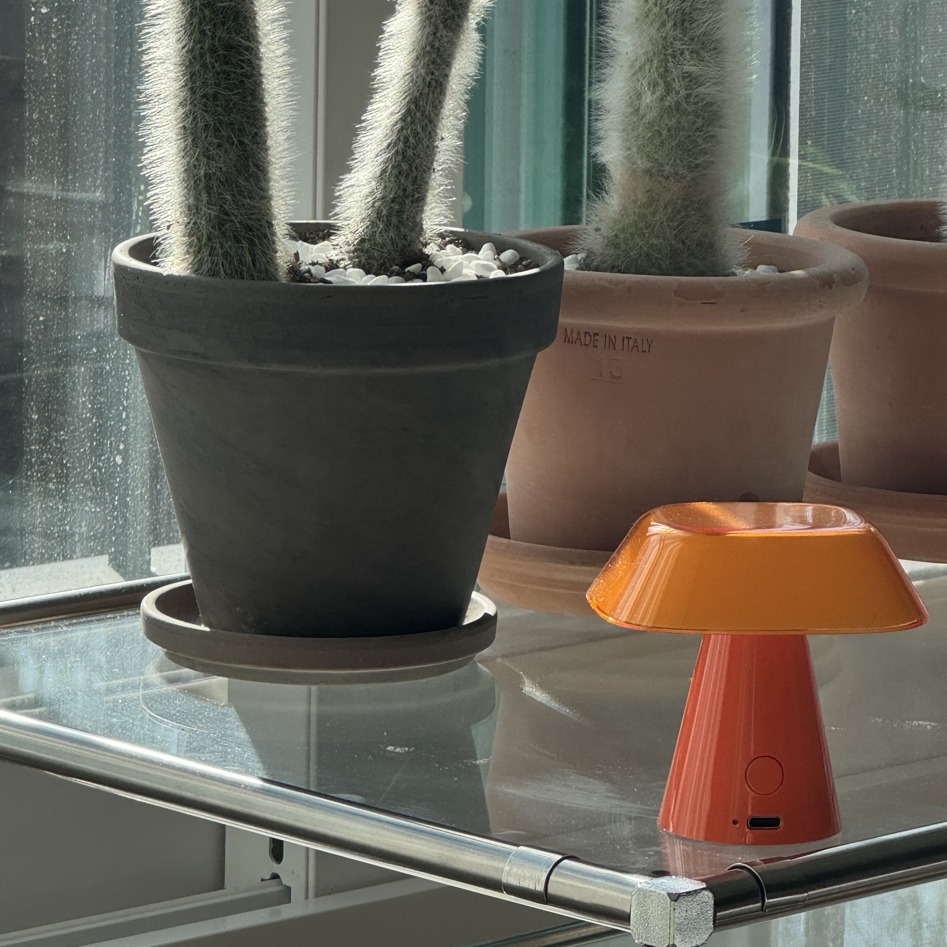 Lumena SPACE S Mood Light Sun Orange 착용 스타일