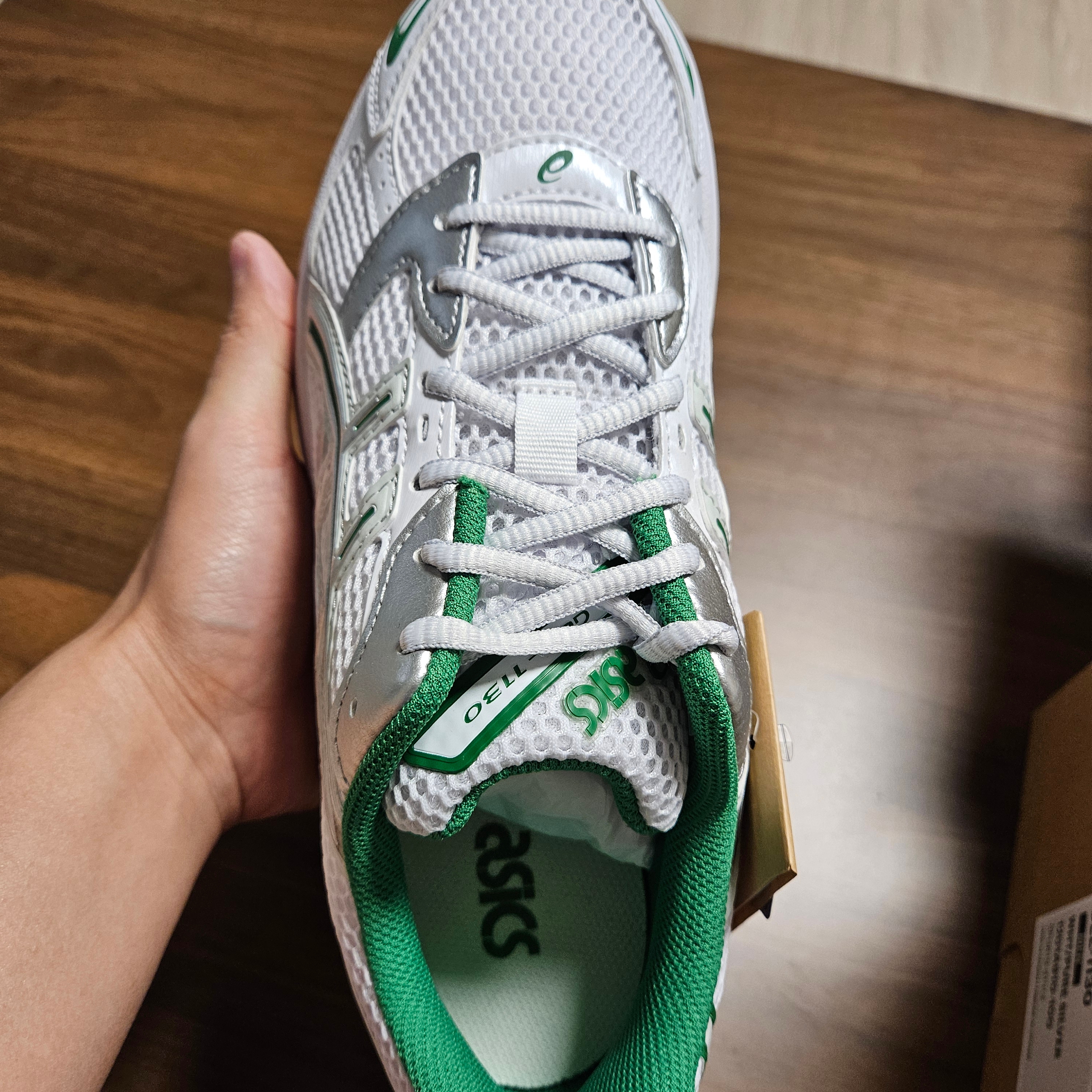 Asics Gel-1130 White Pure Silver - Folder Exclusive 착용 스타일