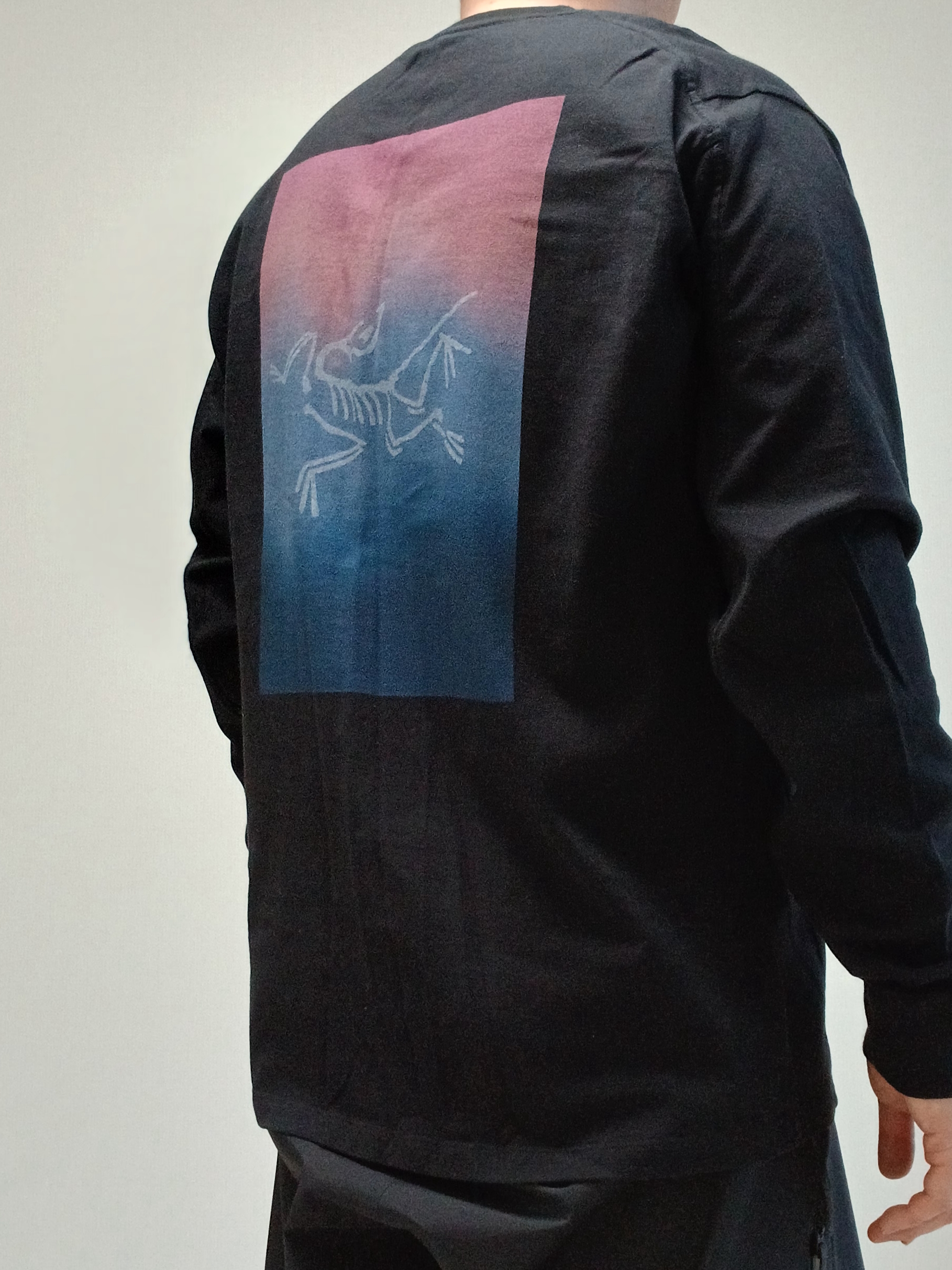 Arc'teryx Kragg Cotton Heatmap LS T-Shirt Black, Arc'teryx Keyring Metal 착용 스타일 - 3
