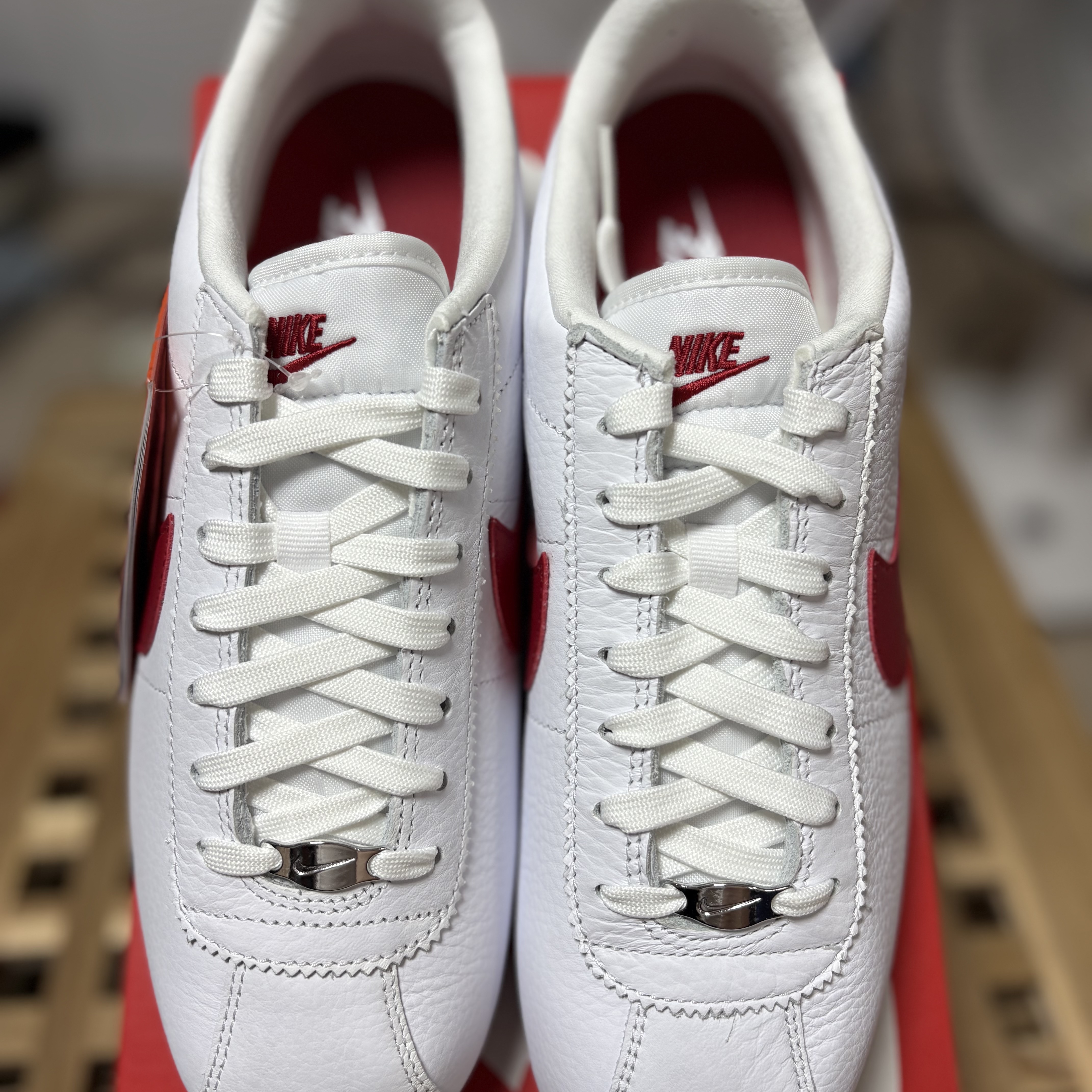 Nike Cortez Varsity Red White & Blue 착용 스타일 - 4