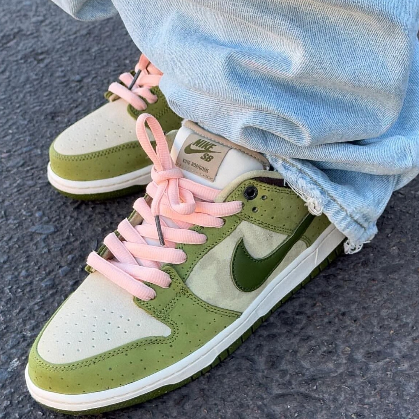 Nike x Yuto Horigome SB Dunk Low Matcha 착용 스타일 - 1